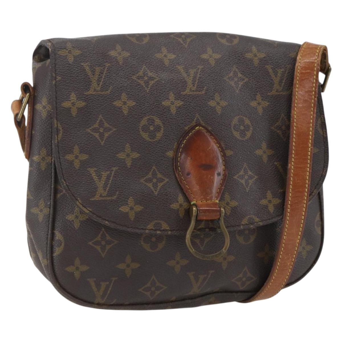 LOUIS VUITTON Monogram Saint Cloud GM Shoulder Bag M51242 LV Auth 157348