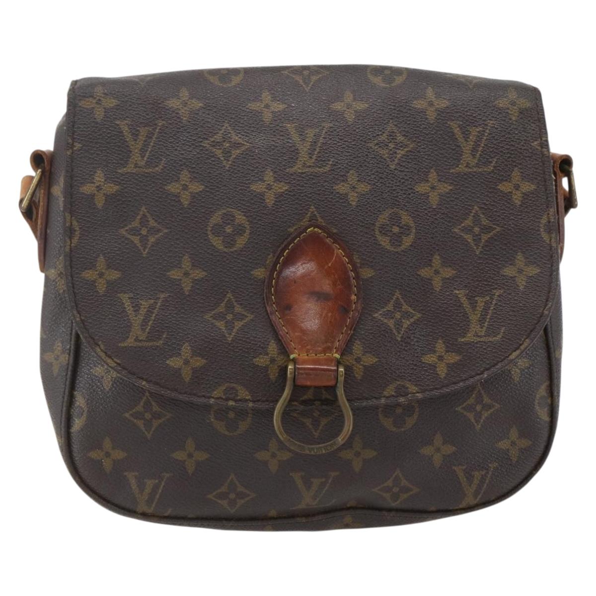 LOUIS VUITTON Monogram Saint Cloud GM Shoulder Bag M51242 LV Auth 157348
