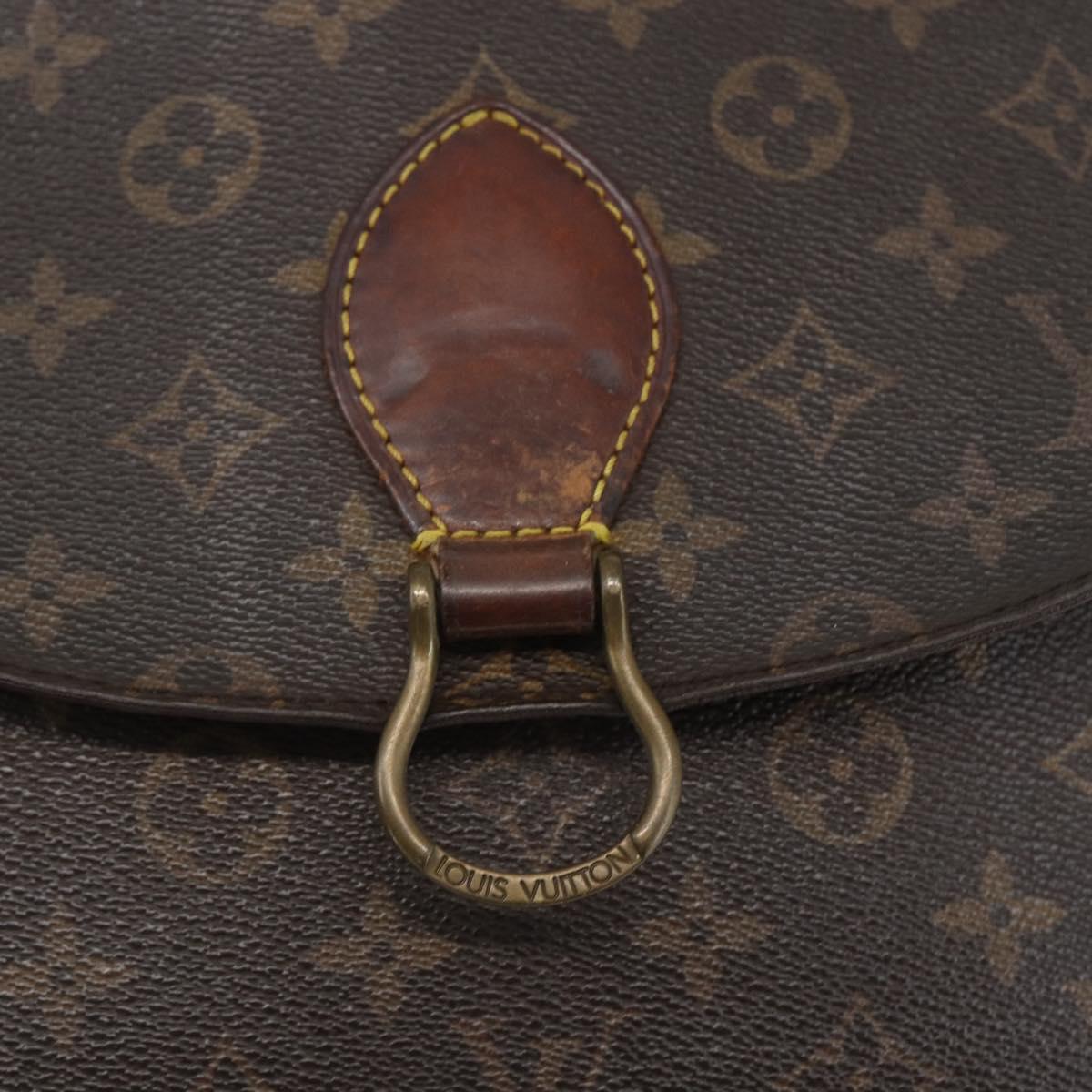 LOUIS VUITTON Monogram Saint Cloud GM Shoulder Bag M51242 LV Auth 157349