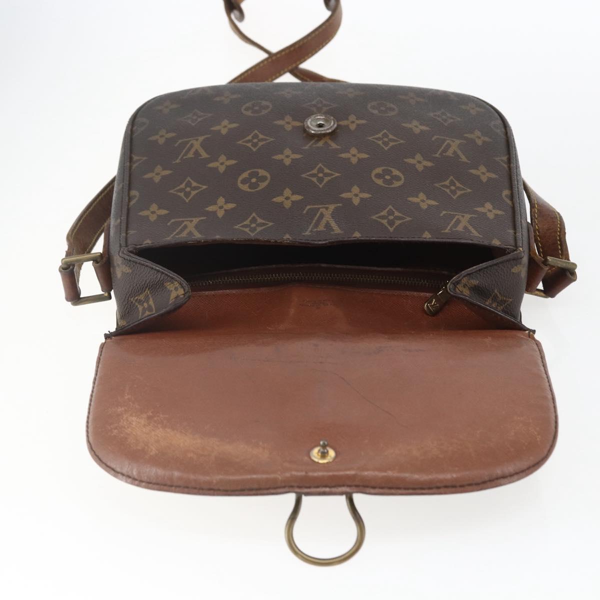 LOUIS VUITTON Monogram Saint Cloud GM Shoulder Bag M51242 LV Auth 157349