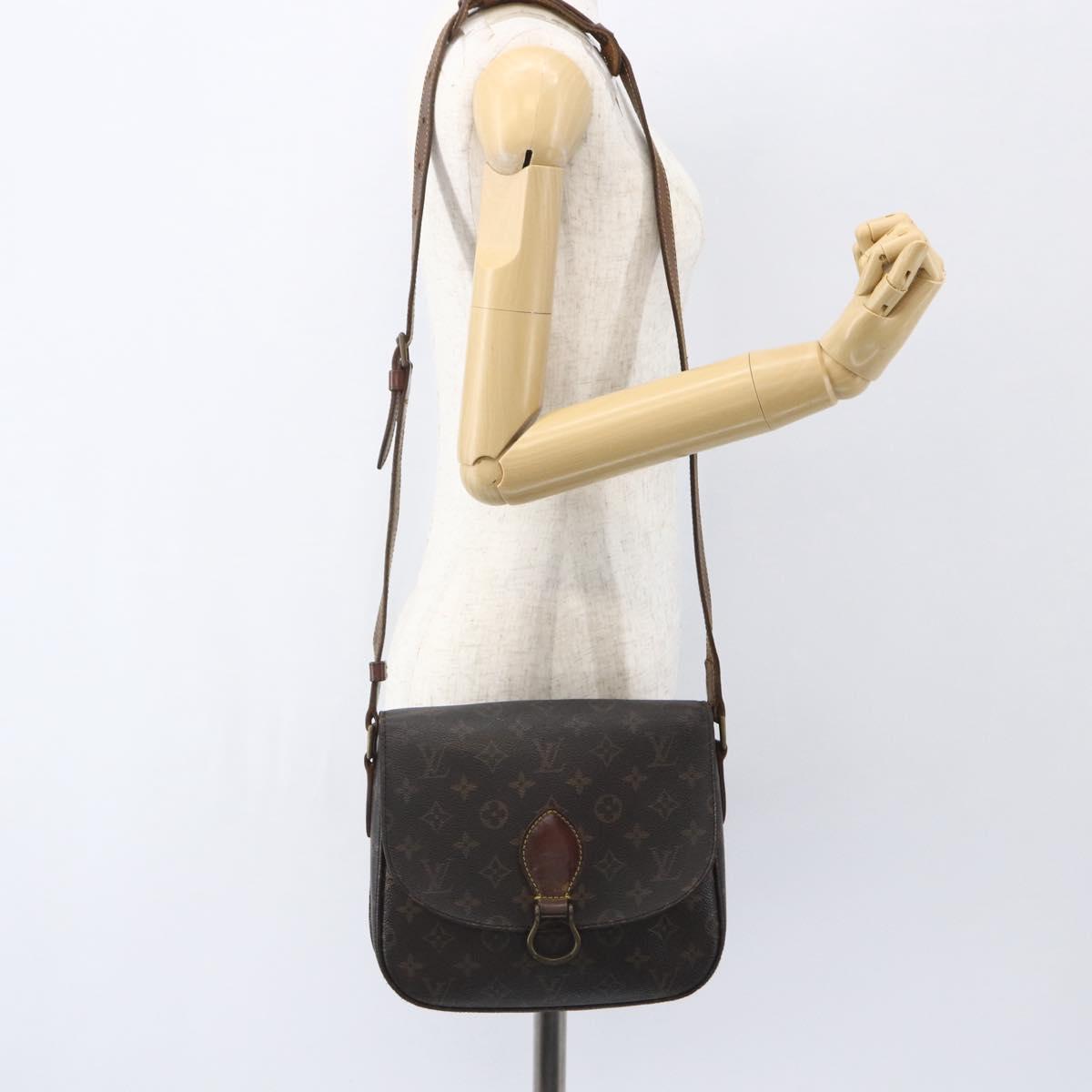LOUIS VUITTON Monogram Saint Cloud GM Shoulder Bag M51242 LV Auth 157349