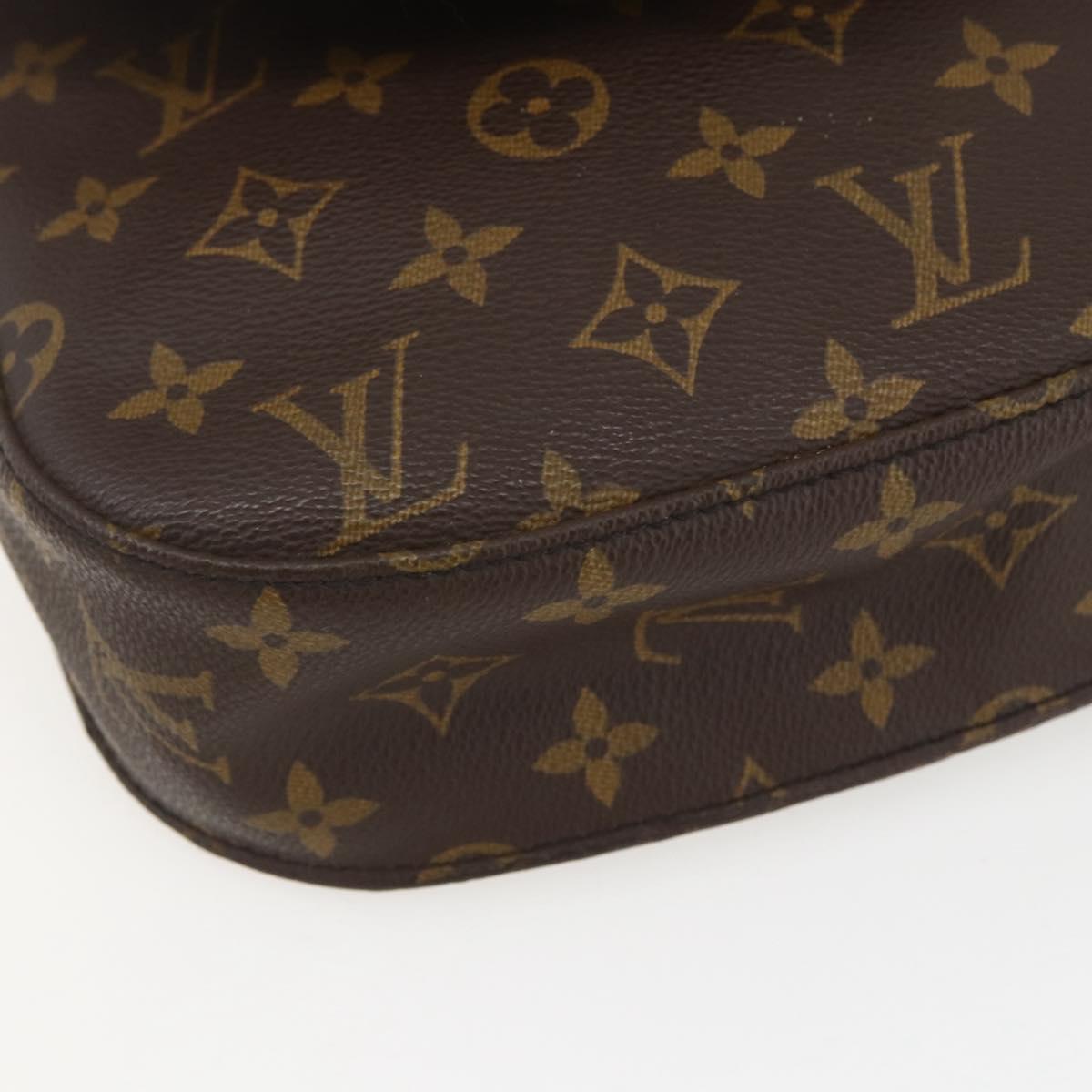 LOUIS VUITTON Monogram Saint Cloud GM Shoulder Bag M51242 LV Auth 157351