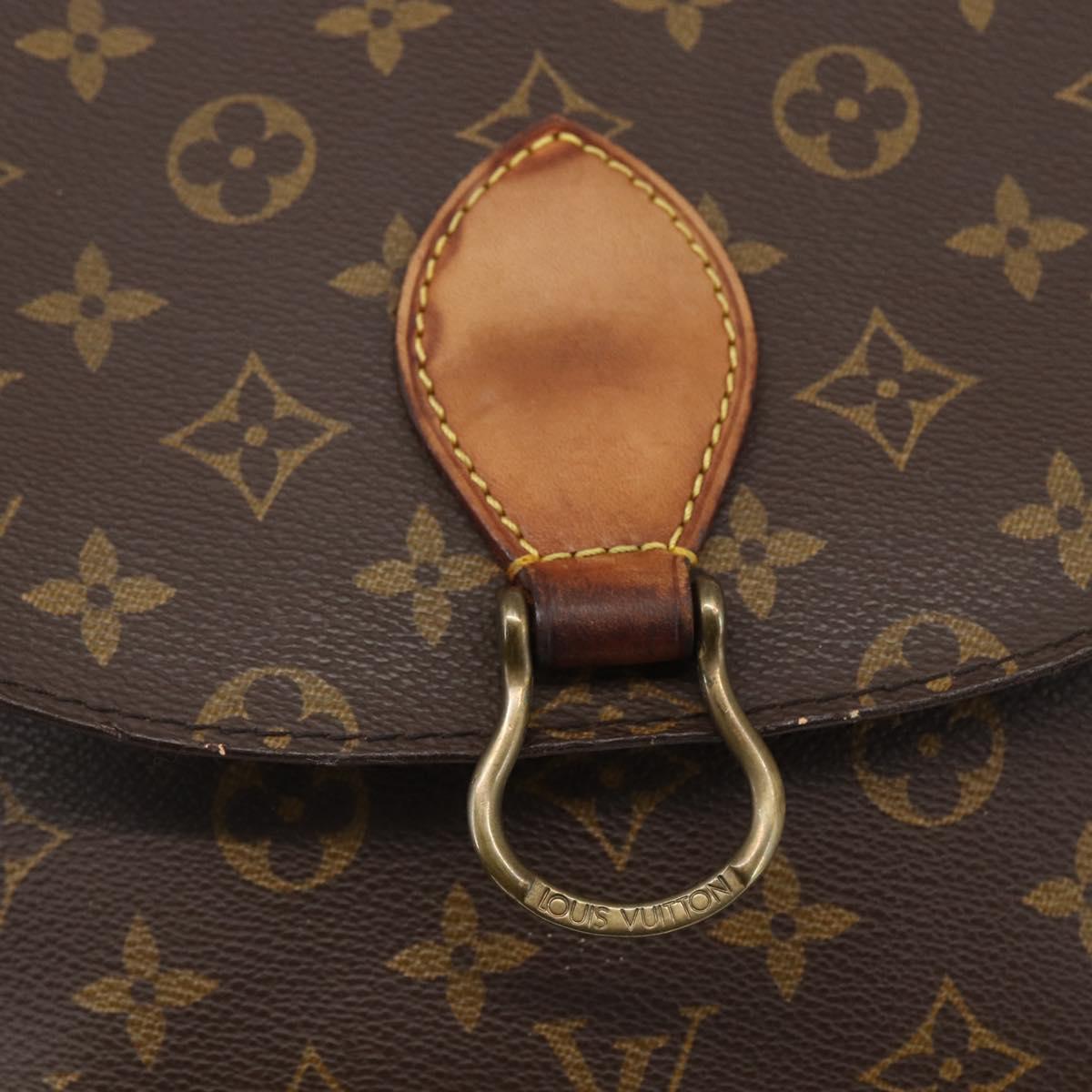 LOUIS VUITTON Monogram Saint Cloud GM Shoulder Bag M51242 LV Auth 157351