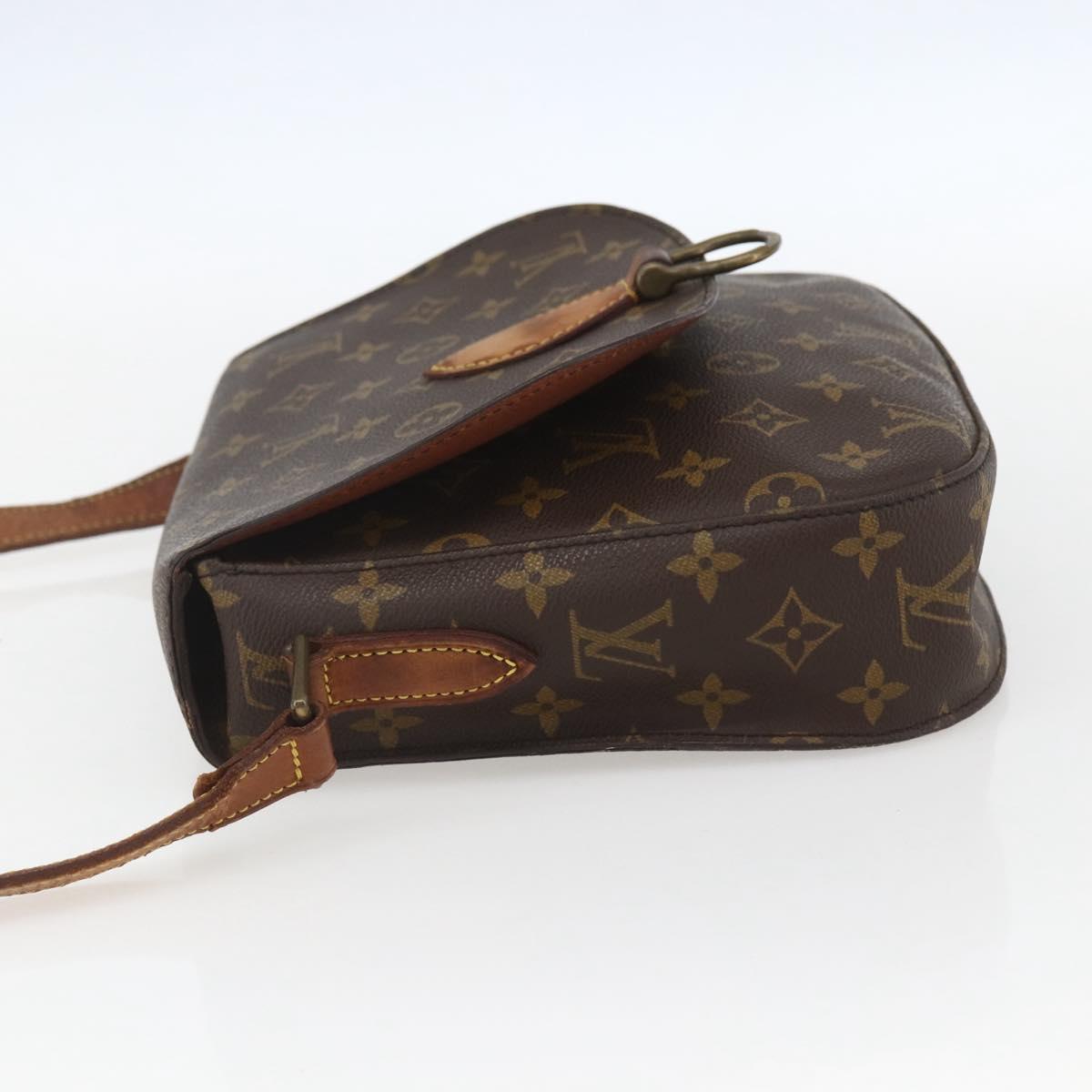 LOUIS VUITTON Monogram Saint Cloud GM Shoulder Bag M51242 LV Auth 157351
