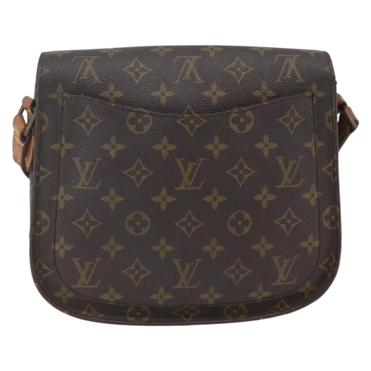 LOUIS VUITTON Monogram Saint Cloud GM Shoulder Bag M51242 LV Auth 157352