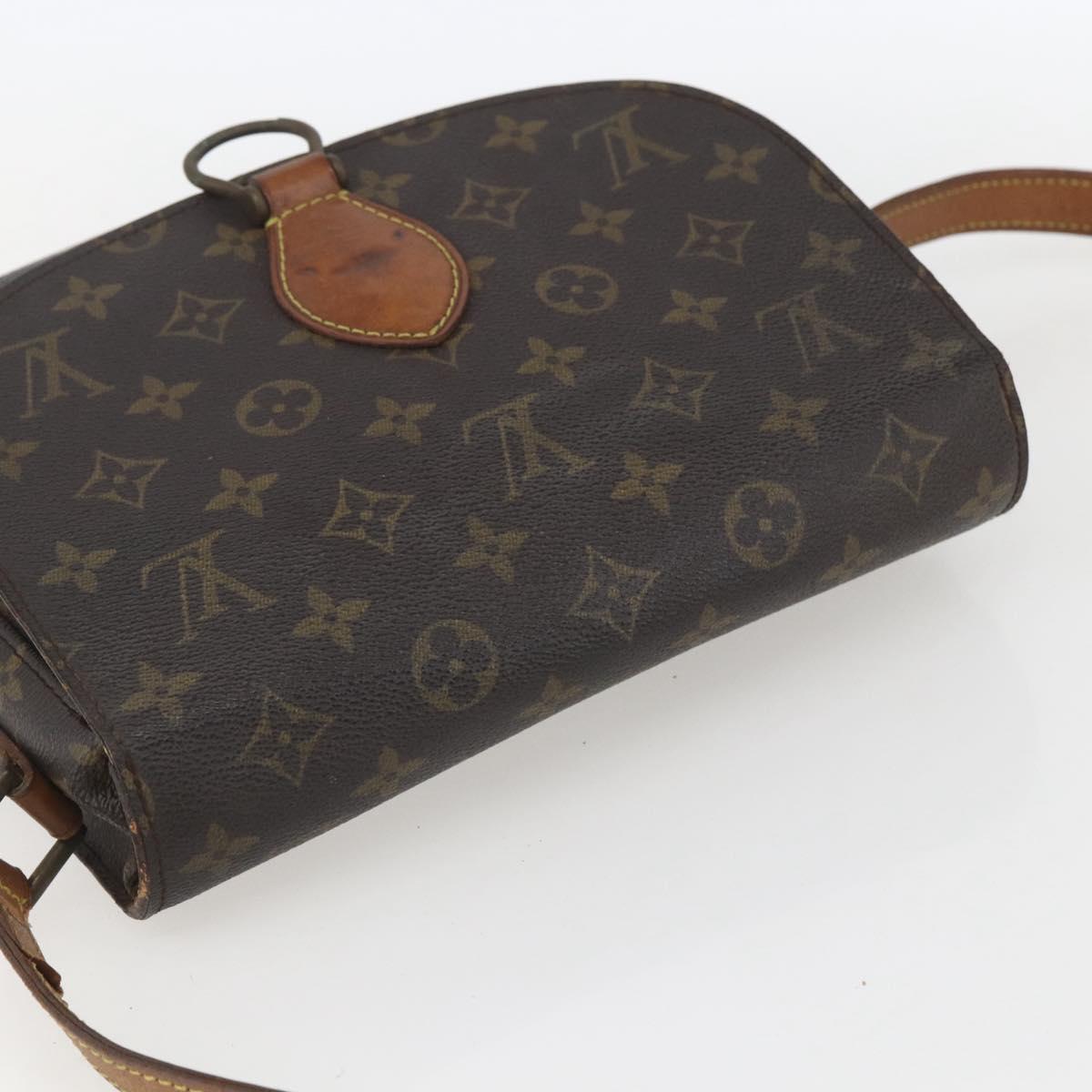 LOUIS VUITTON Monogram Saint Cloud GM Shoulder Bag M51242 LV Auth 157352