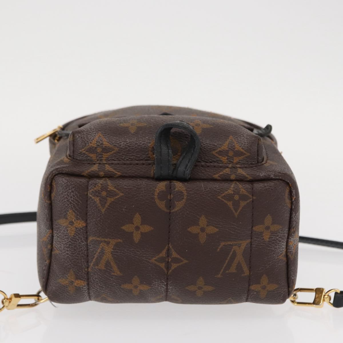 LOUIS VUITTON Monogram Palm Springs MINI Backpack M44873 LV Auth 157354