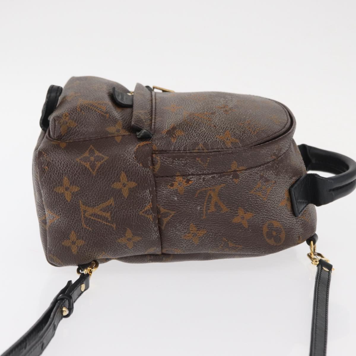 LOUIS VUITTON Monogram Palm Springs MINI Backpack M44873 LV Auth 157354