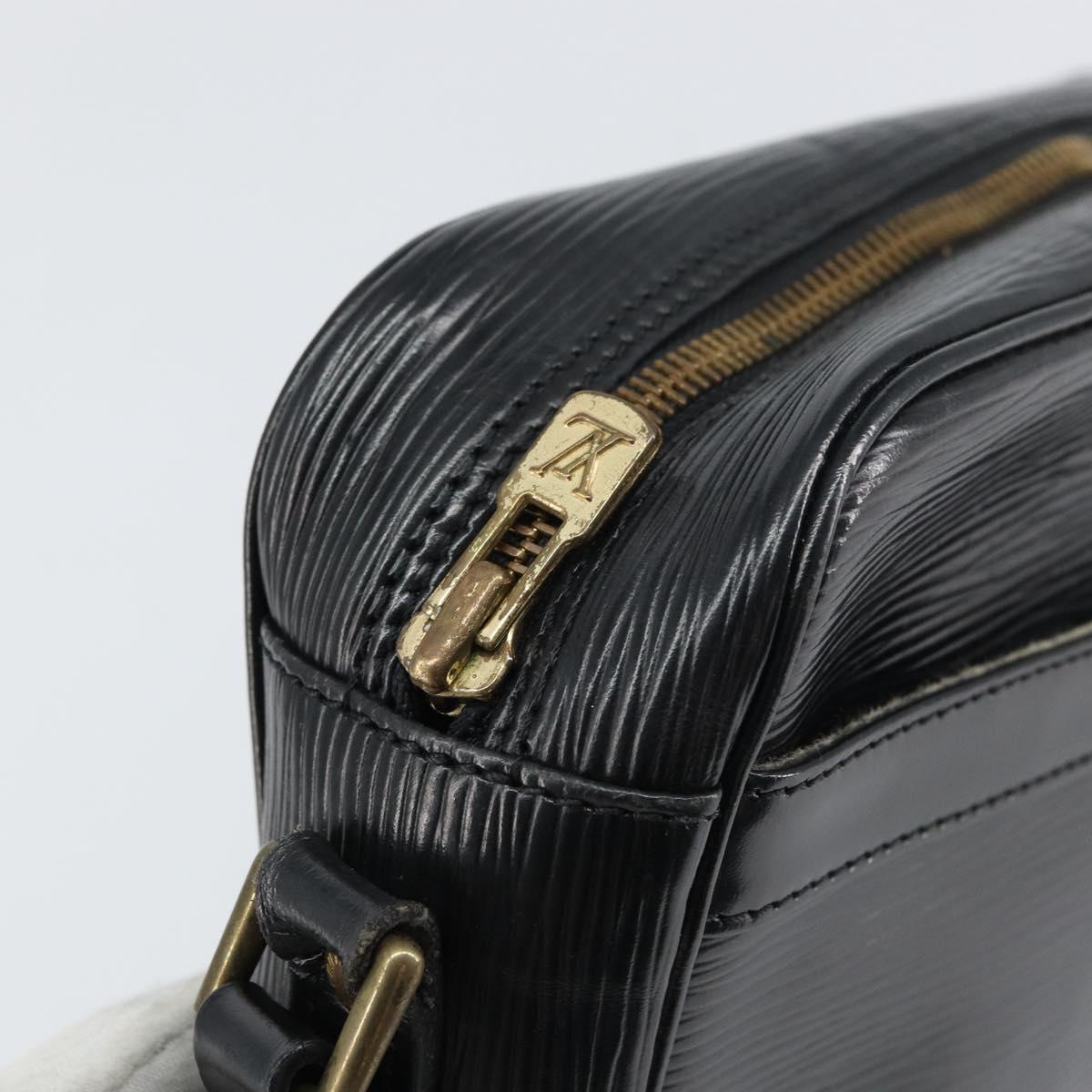 LOUIS VUITTON Epi Trocadero 23 Shoulder Bag Black M52302 LV Auth 157355