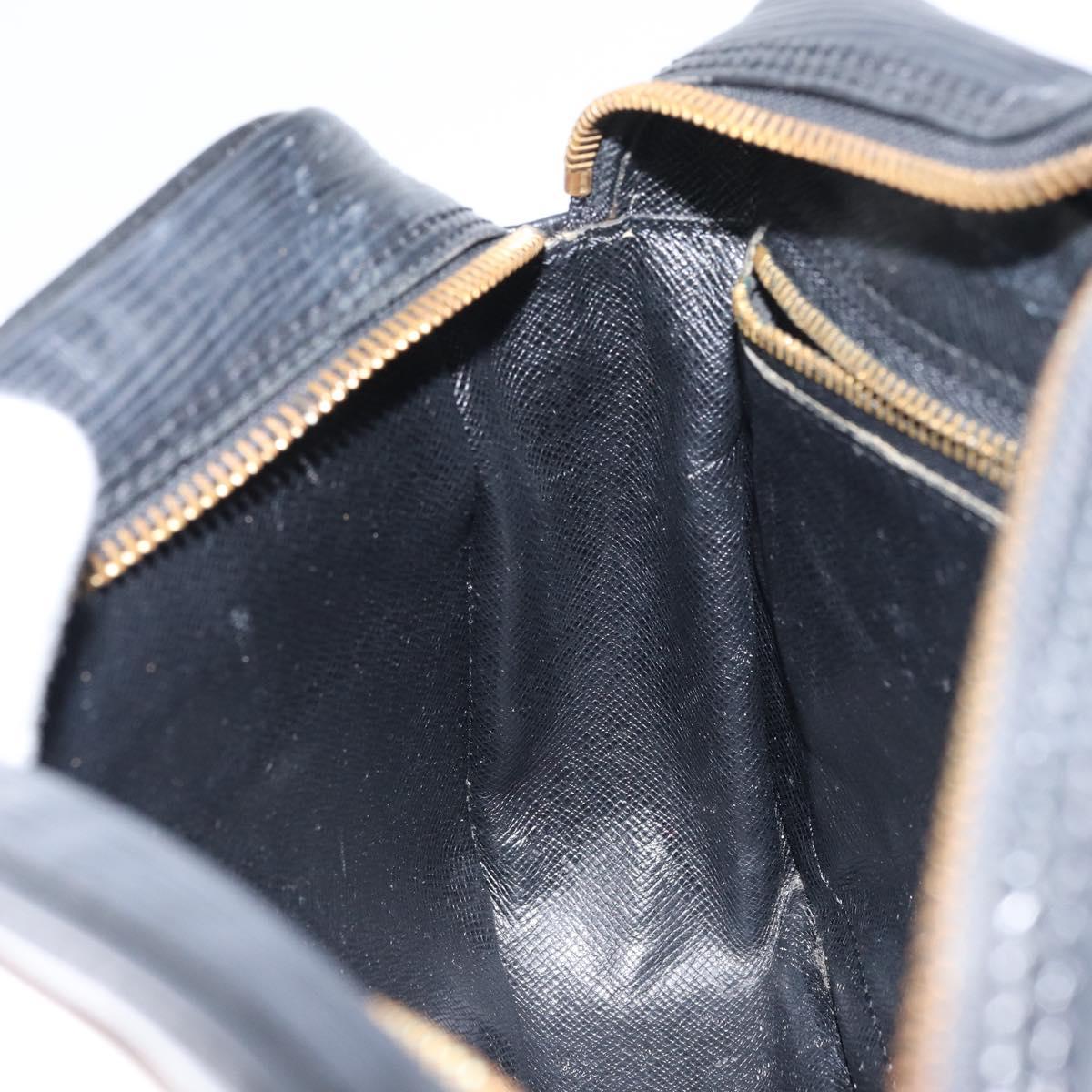 LOUIS VUITTON Epi Trocadero 23 Shoulder Bag Black M52302 LV Auth 157355