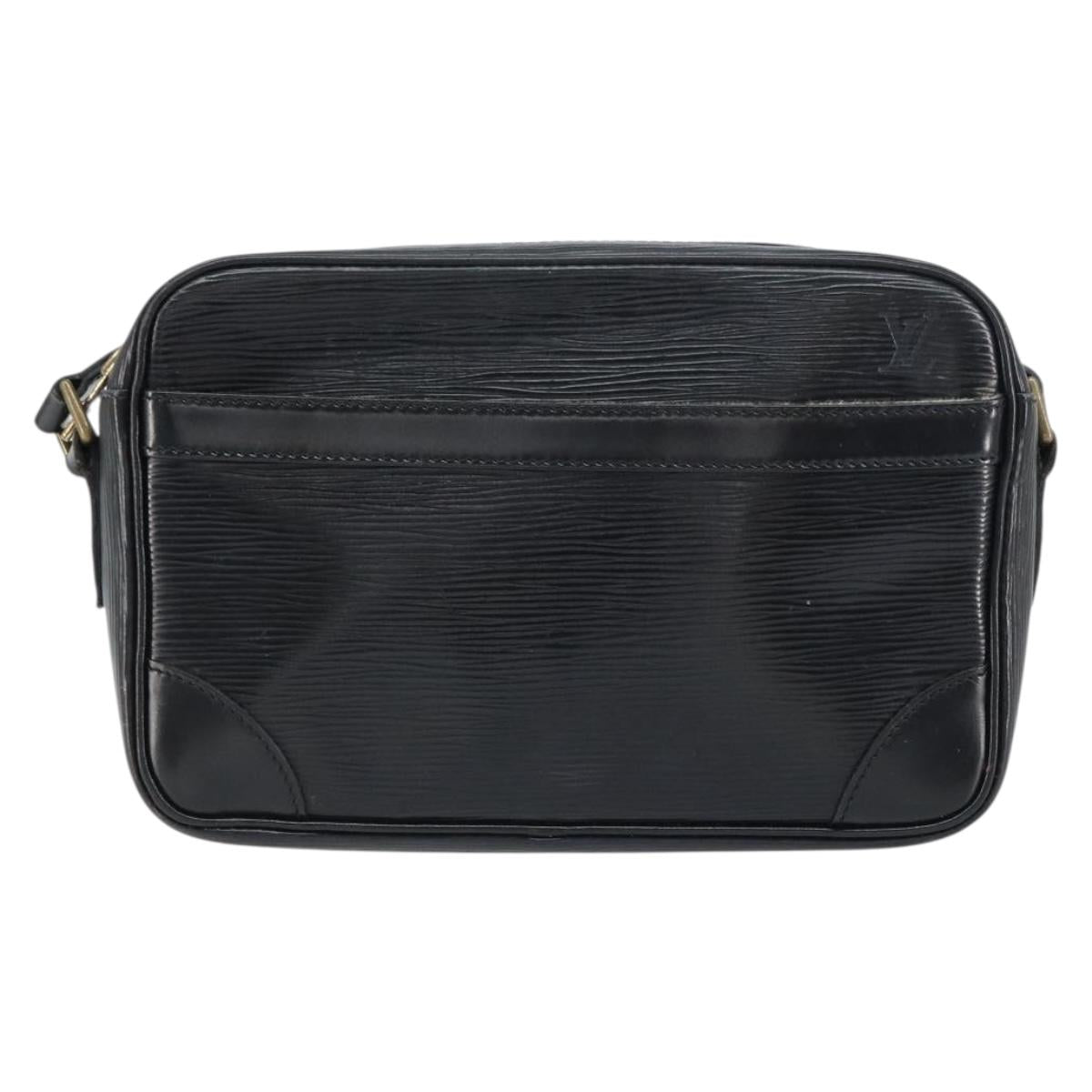 LOUIS VUITTON Epi Trocadero 23 Shoulder Bag Black M52302 LV Auth 157355