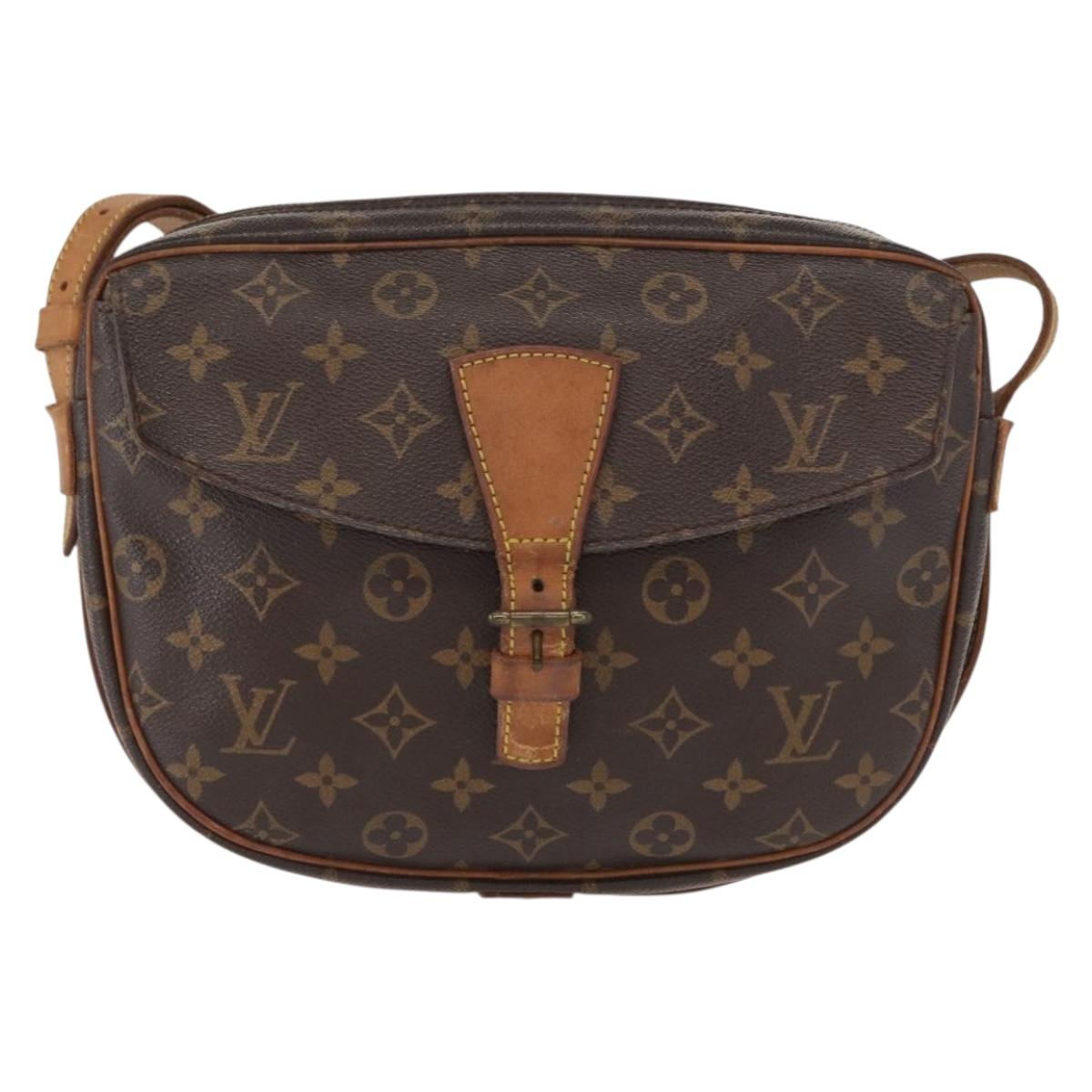 LOUIS VUITTON Monogram Jeune Fille GM Shoulder Bag M51225 LV Auth 157367