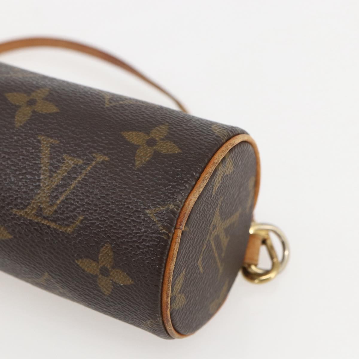 LOUIS VUITTON Monogram Papillon Pouch LV Auth 157370