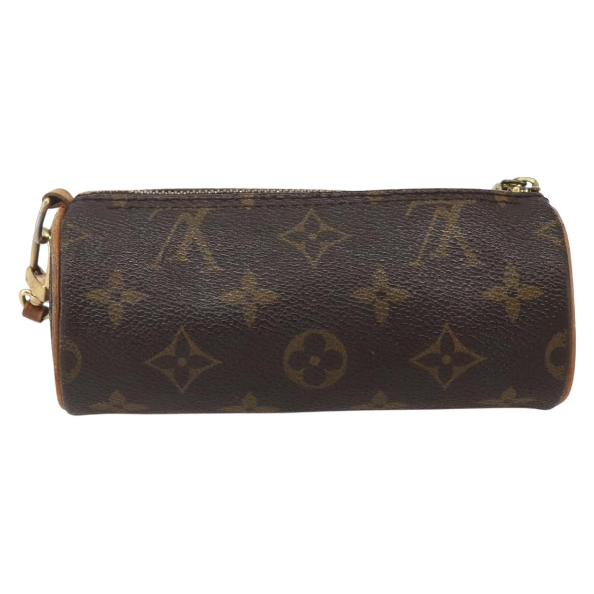 LOUIS VUITTON Monogram Papillon Pouch LV Auth 157370
