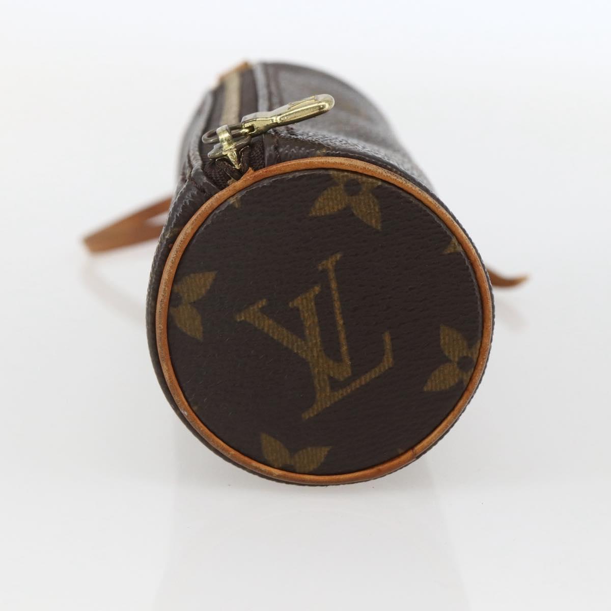 LOUIS VUITTON Monogram Papillon Pouch LV Auth 157370