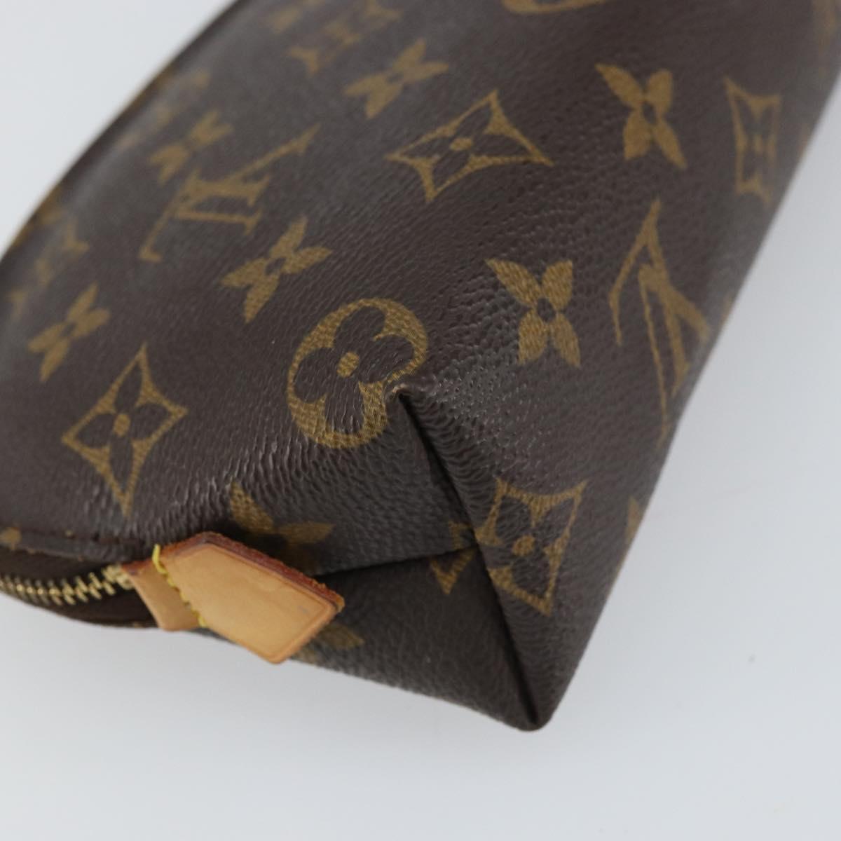 LOUIS VUITTON Monogram Pochette Cosmetic PM Pouch M43998 LV Auth 157374