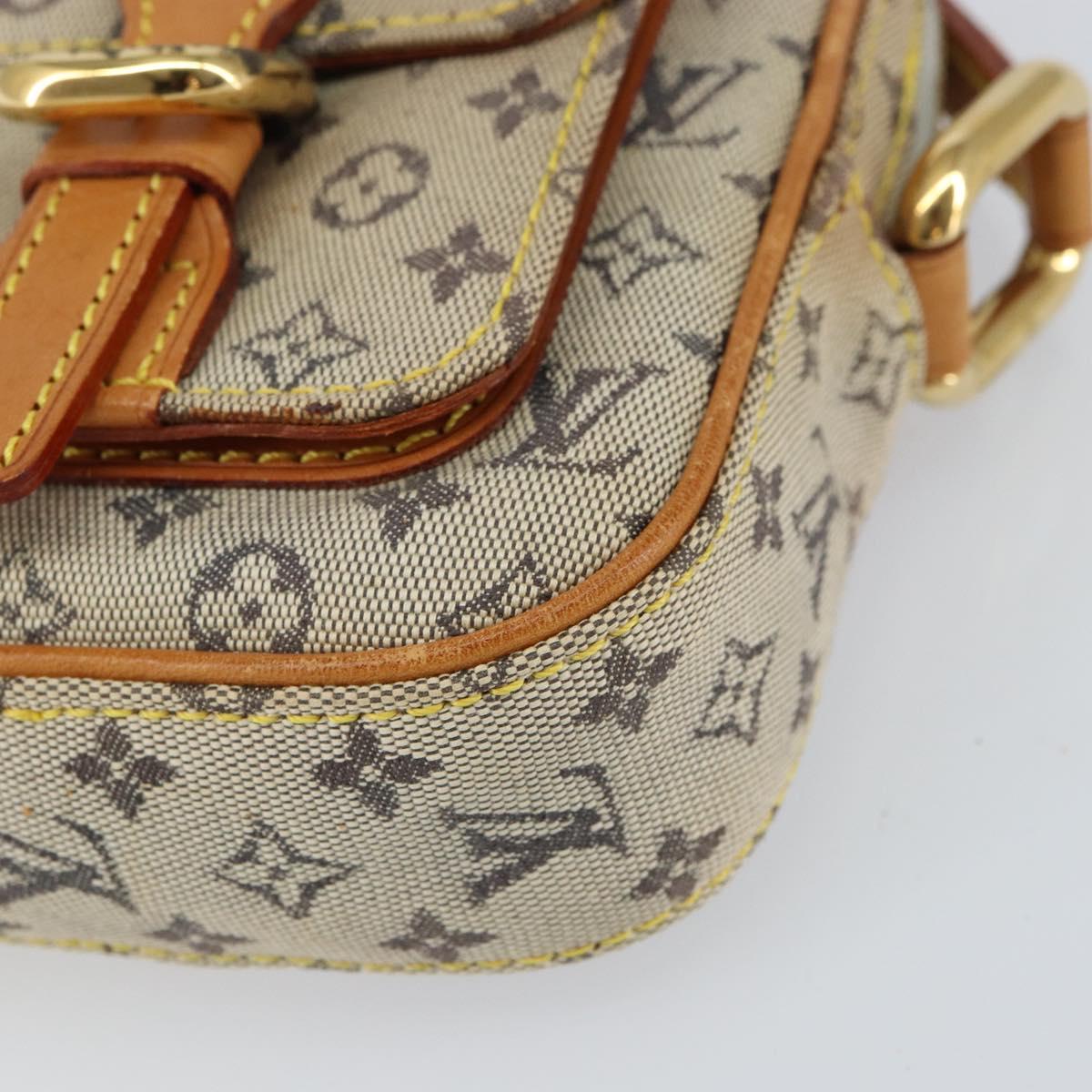 LOUIS VUITTON Monogram Mini Juliet PM Shoulder Bag Blue M92005 LV Auth 157379