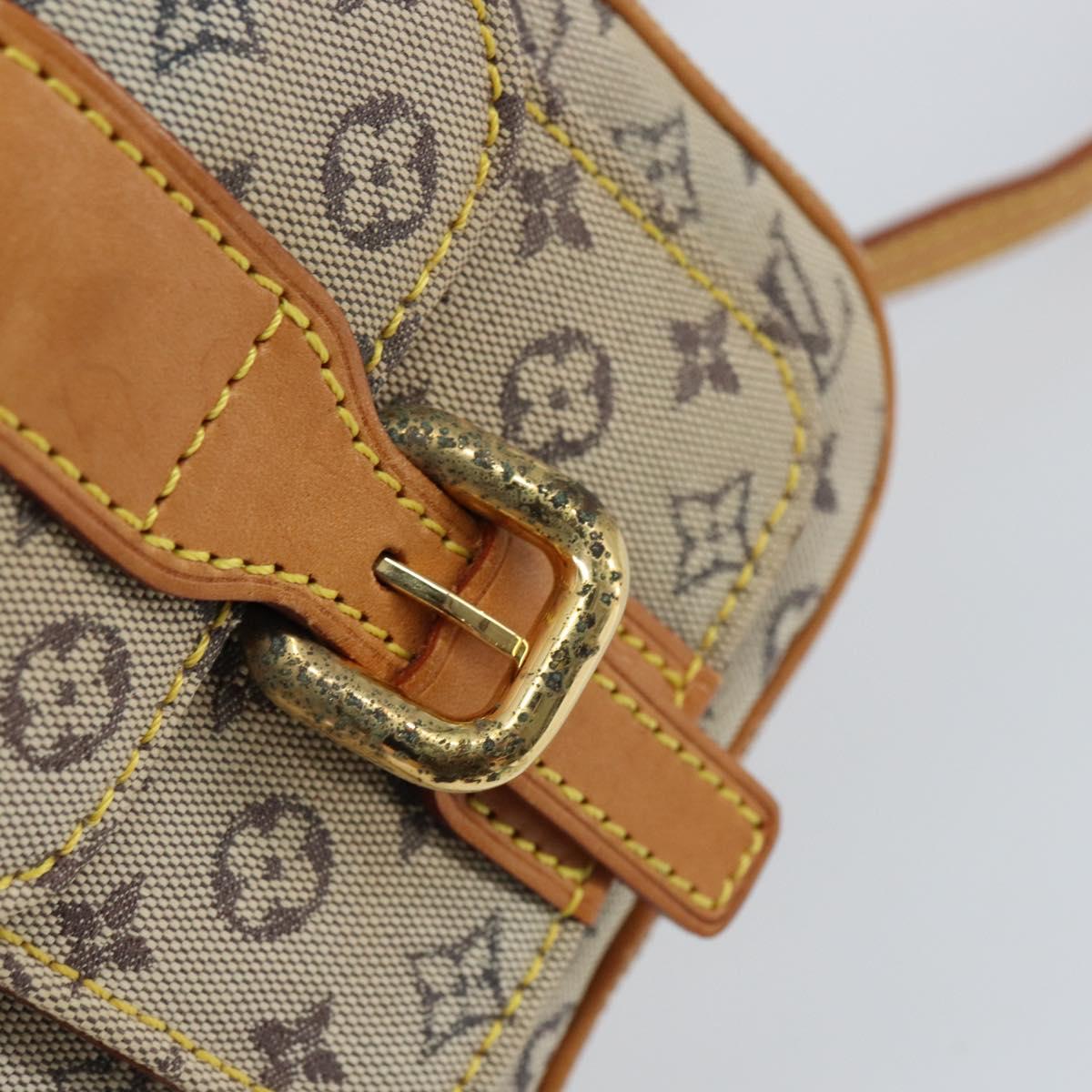 LOUIS VUITTON Monogram Mini Juliet PM Shoulder Bag Blue M92005 LV Auth 157379