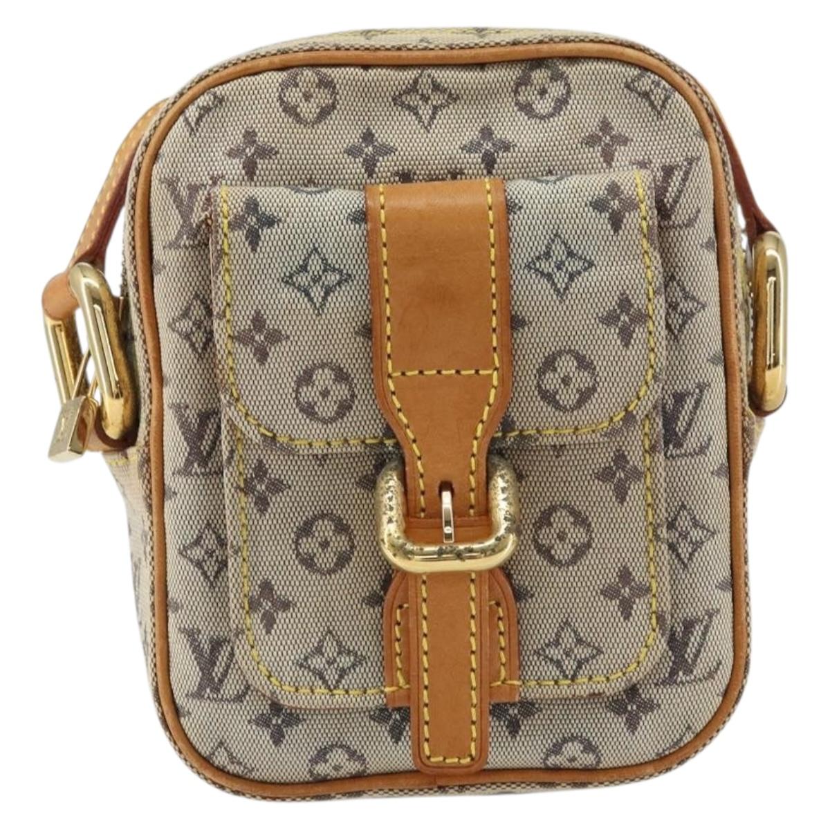 LOUIS VUITTON Monogram Mini Juliet PM Shoulder Bag Blue M92005 LV Auth 157379