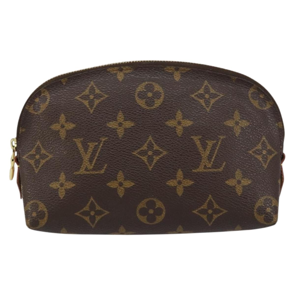 LOUIS VUITTON Monogram Pochette Cosmetic PM Pouch M43998 LV Auth 157383