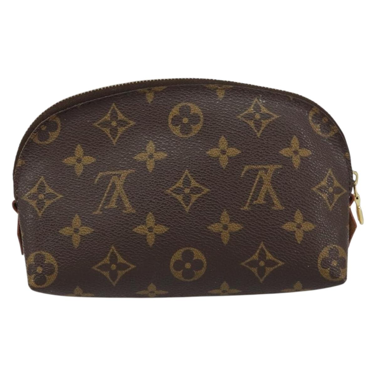 LOUIS VUITTON Monogram Pochette Cosmetic PM Pouch M43998 LV Auth 157383