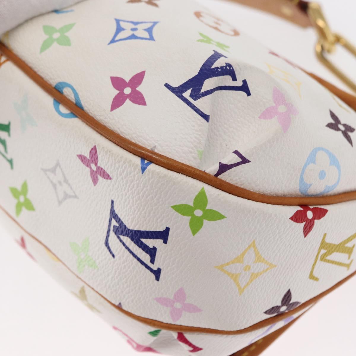 LOUIS VUITTON Monogram Multicolor Patty Shoulder Bag White M40305 Auth 157402V