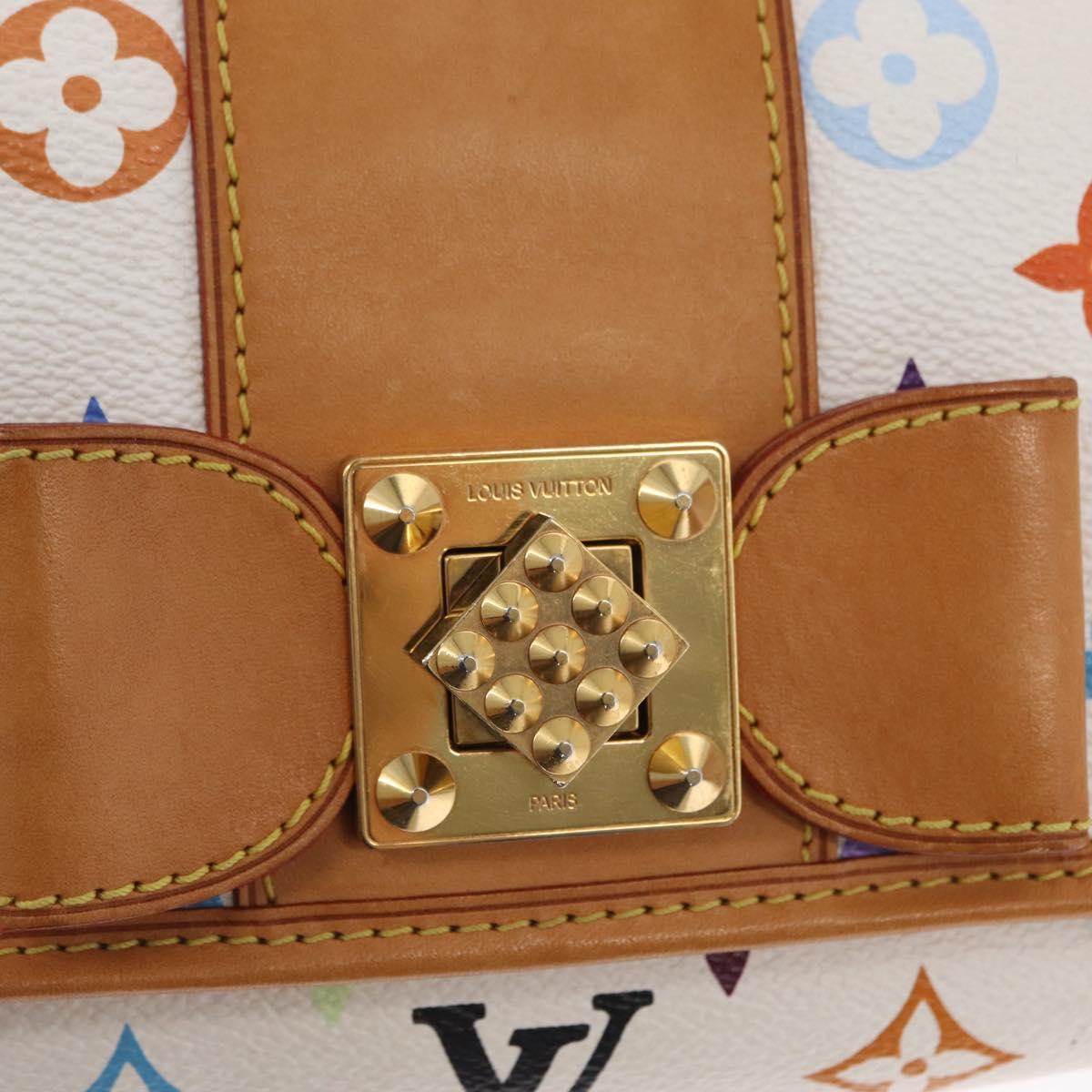 LOUIS VUITTON Monogram Multicolor Patty Shoulder Bag White M40305 Auth 157402V