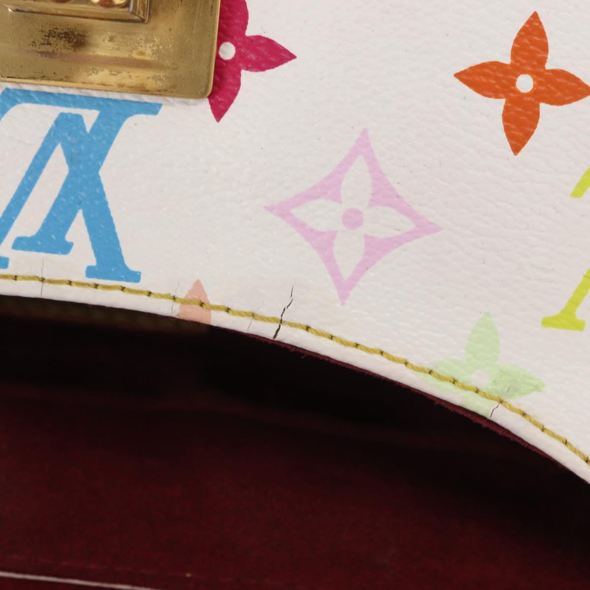 LOUIS VUITTON Monogram Multicolor Patty Shoulder Bag White M40305 Auth 157402V