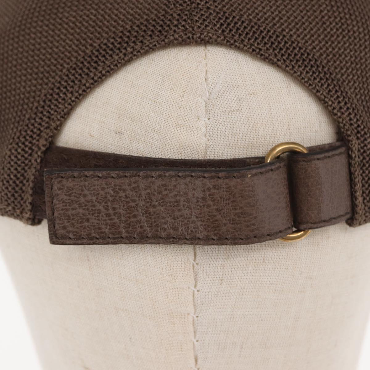 GUCCI GG Supreme GUCCIxDisney Cap PVC Beige 648843 Auth 157413M