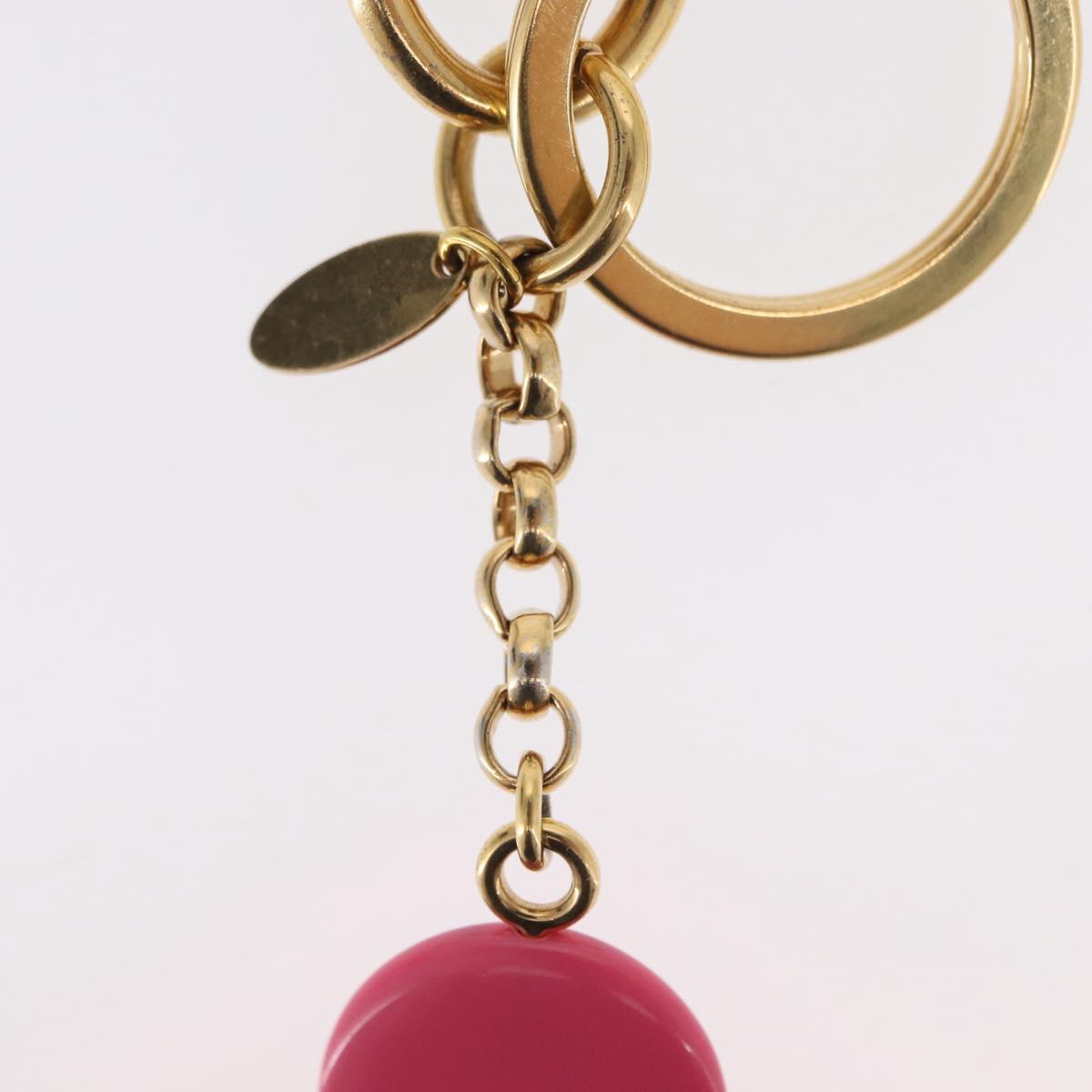 LOUIS VUITTON Porte Cre Vivienne Charm metal Pink M67298 LV Auth 157421SAM