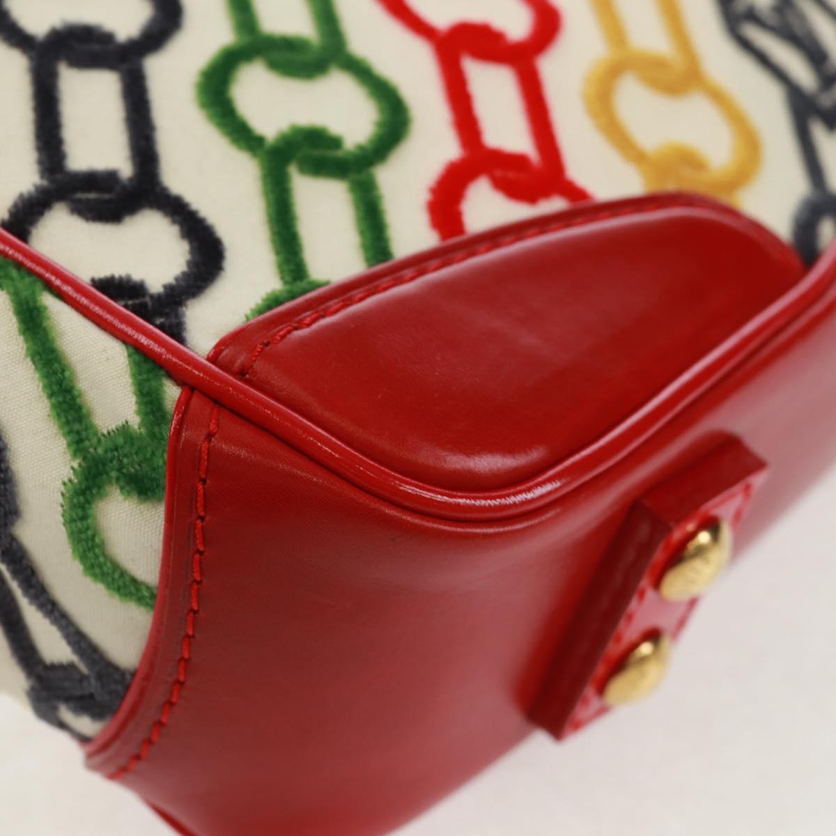 LOUIS VUITTON Monogram Velvet Chain Dolly Pochette Hand Bag M95208 Auth 157461SM