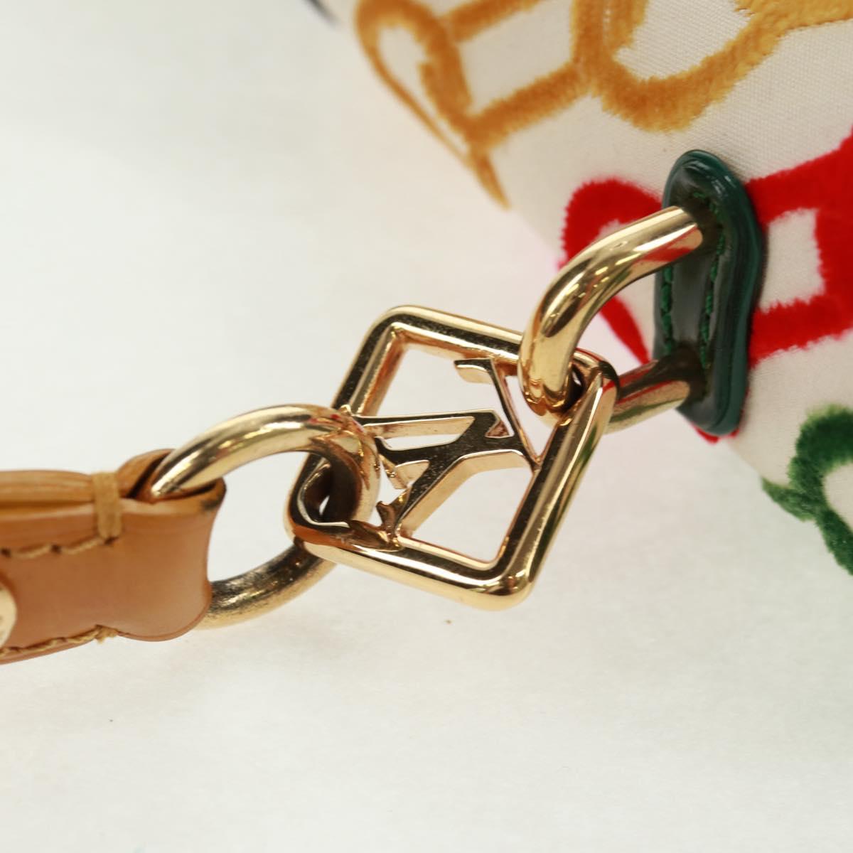 LOUIS VUITTON Monogram Velvet Chain Dolly Pochette Hand Bag M95208 Auth 157461SM
