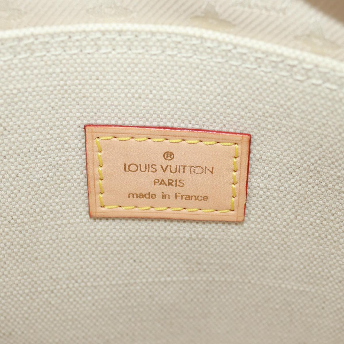 LOUIS VUITTON Fleur Tinkerbell Hand Bag Leather White M95407 LV Auth 157462SM