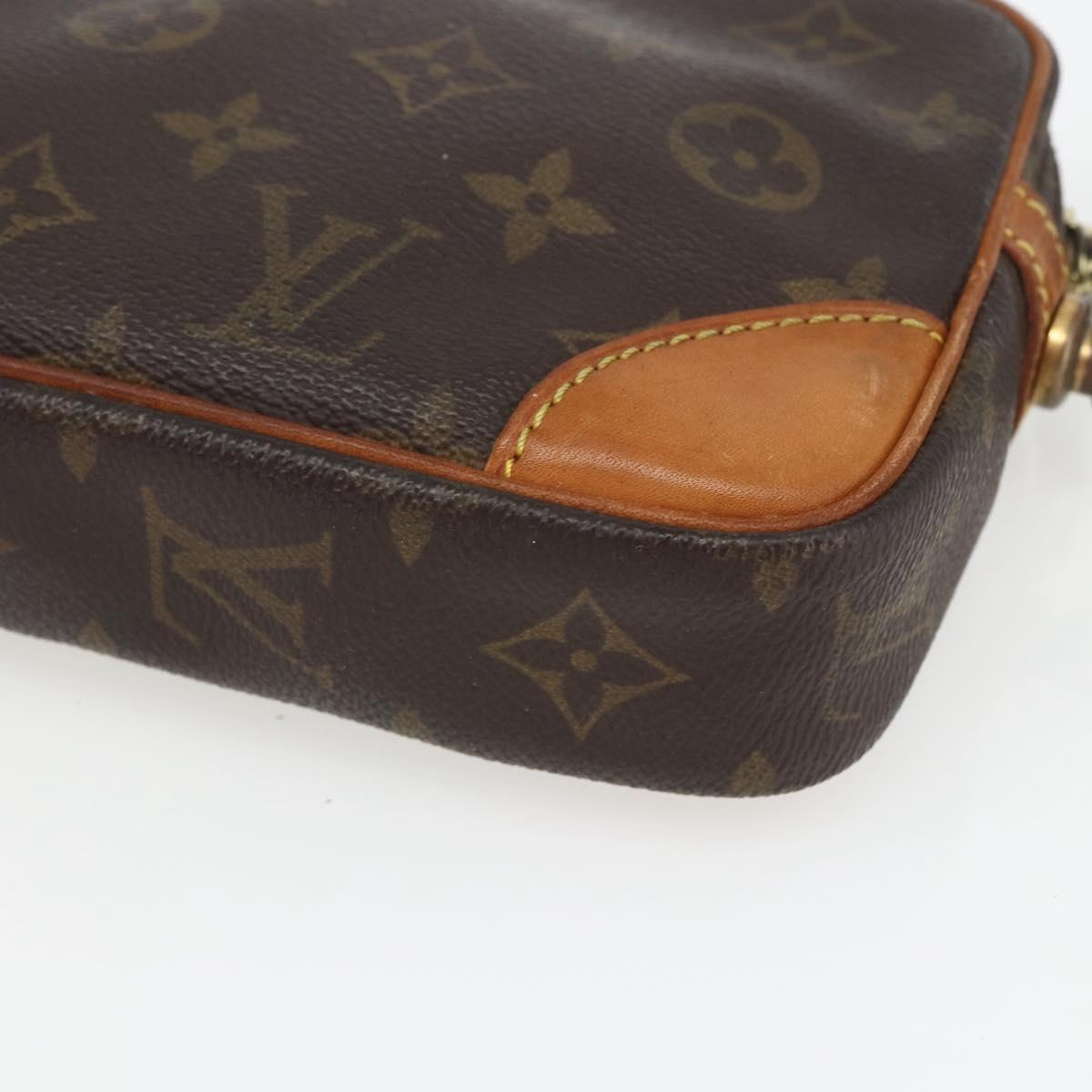 LOUIS VUITTON Monogram Marly Dragonne PM Clutch Bag M51827 LV Auth 157463