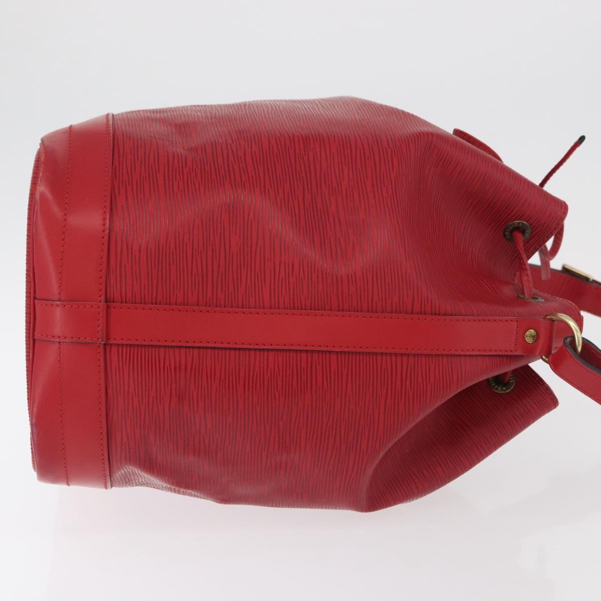 LOUIS VUITTON Epi Noe Shoulder Bag Red M44007 LV Auth 157474