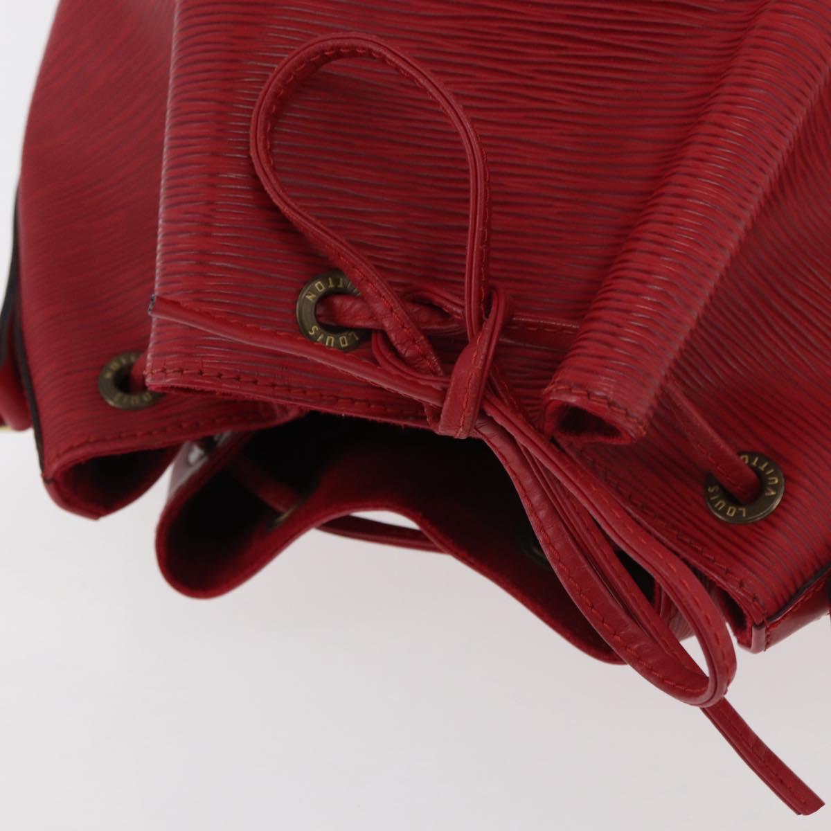LOUIS VUITTON Epi Noe Shoulder Bag Red M44007 LV Auth 157474