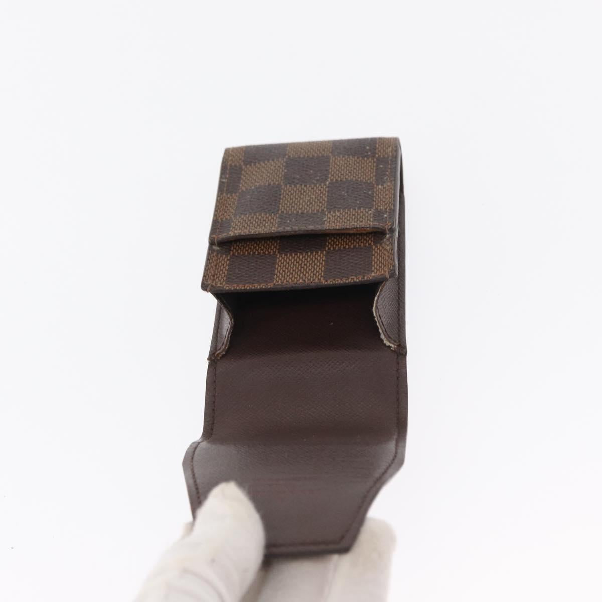 LOUIS VUITTON Damier Ebene Etui cigarette Cigarette Case 3 Set LV Auth 157476