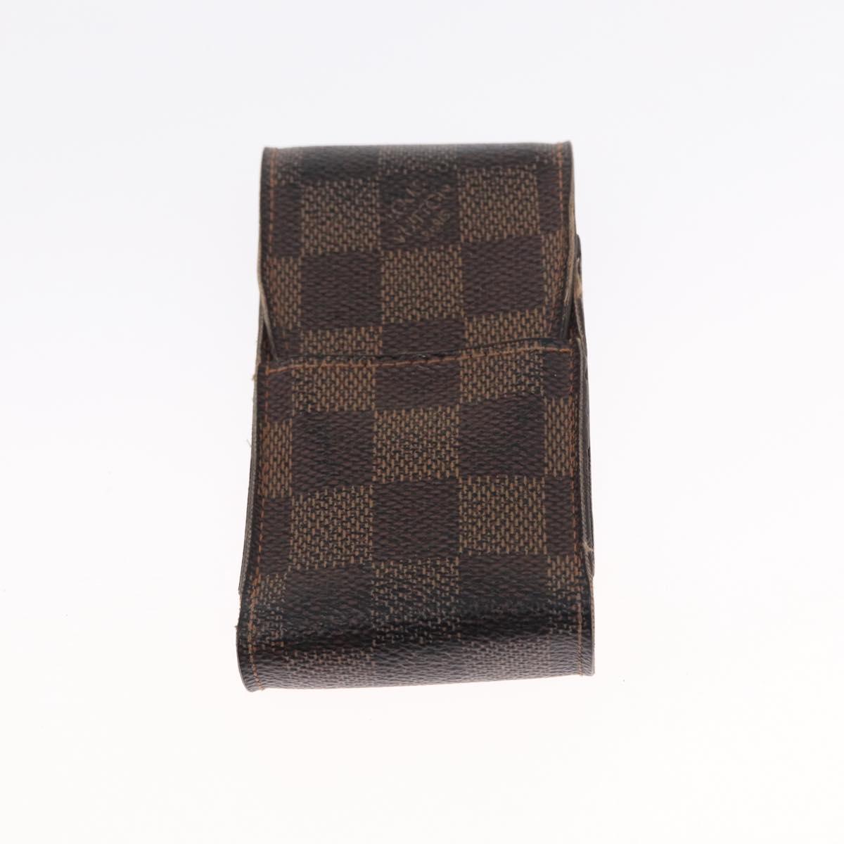 LOUIS VUITTON Damier Ebene Etui cigarette Cigarette Case 3 Set LV Auth 157476