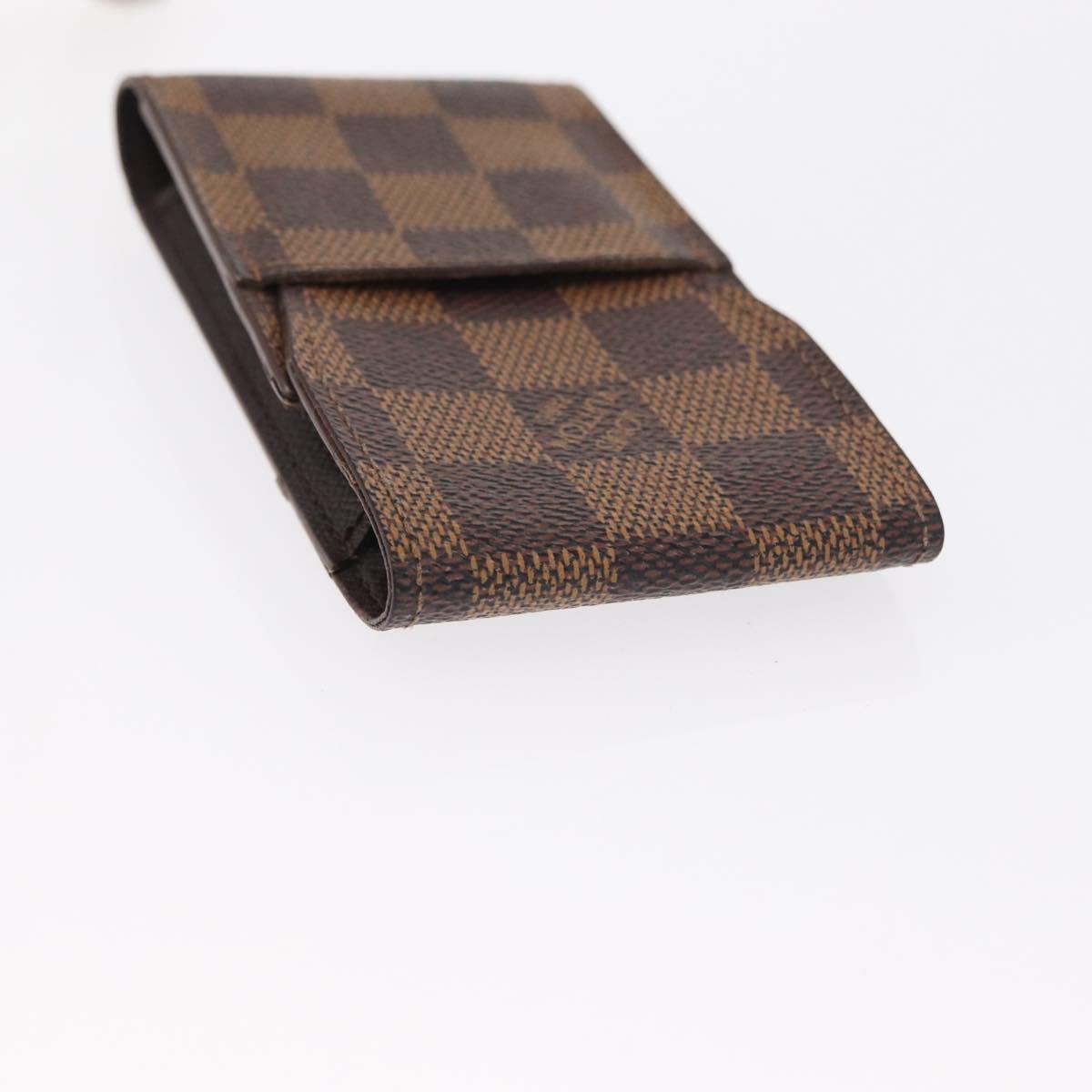 LOUIS VUITTON Damier Ebene Etui cigarette Cigarette Case 3 Set LV Auth 157476