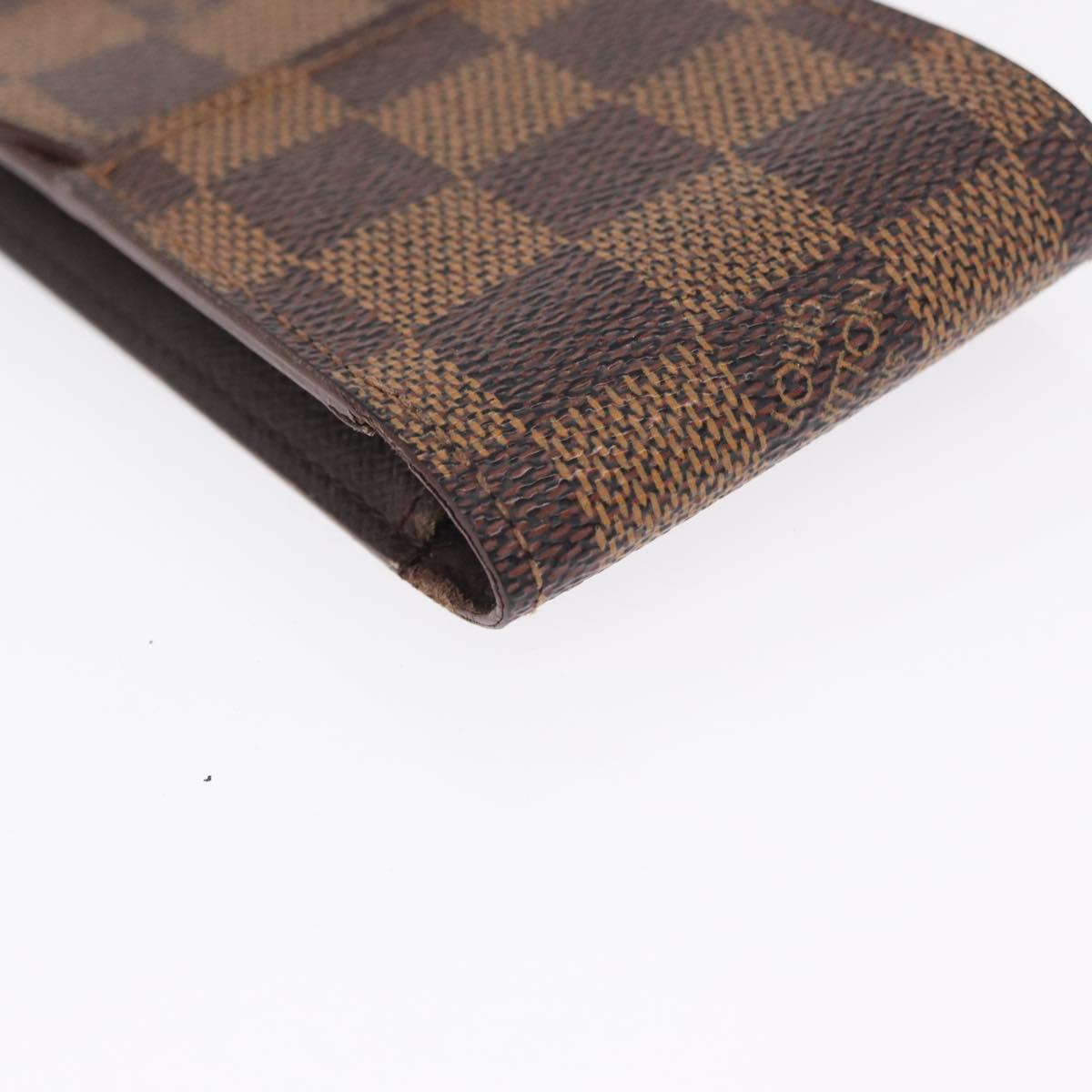 LOUIS VUITTON Damier Ebene Etui cigarette Cigarette Case 3 Set LV Auth 157476