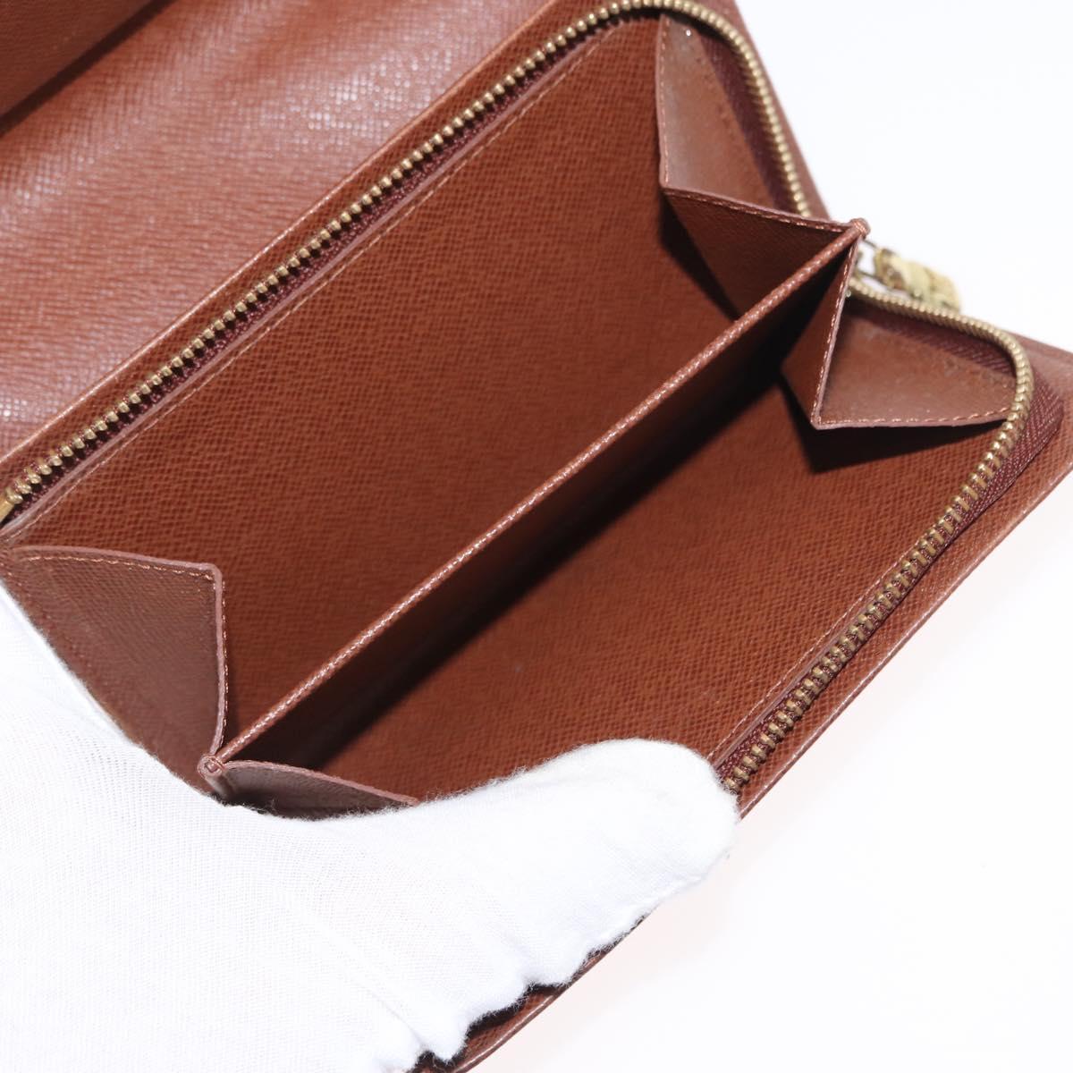 LOUIS VUITTON Monogram Portefeuille Tresol Wallet M61736 LV Auth 157480