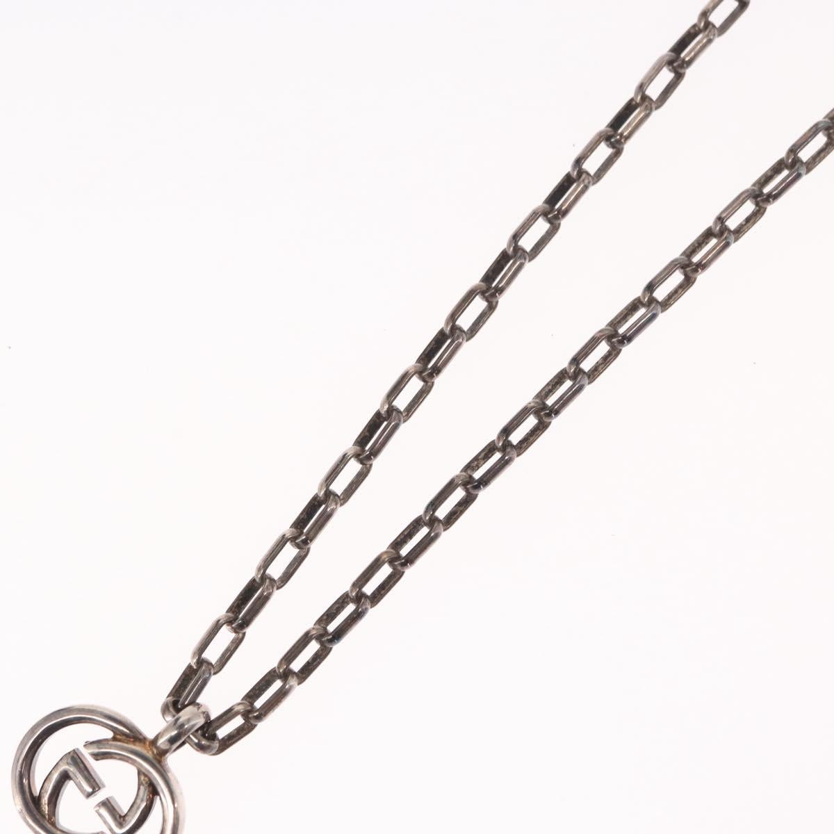 GUCCI Necklace metal 2 Set Silver tone Auth 157482