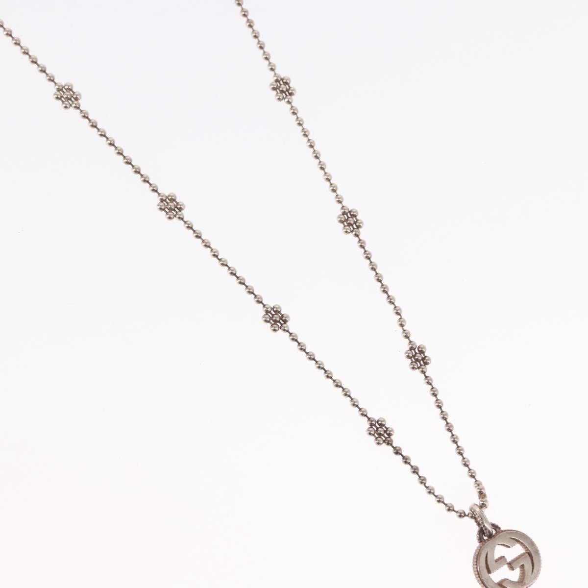 GUCCI Necklace metal 2 Set Silver tone Auth 157482