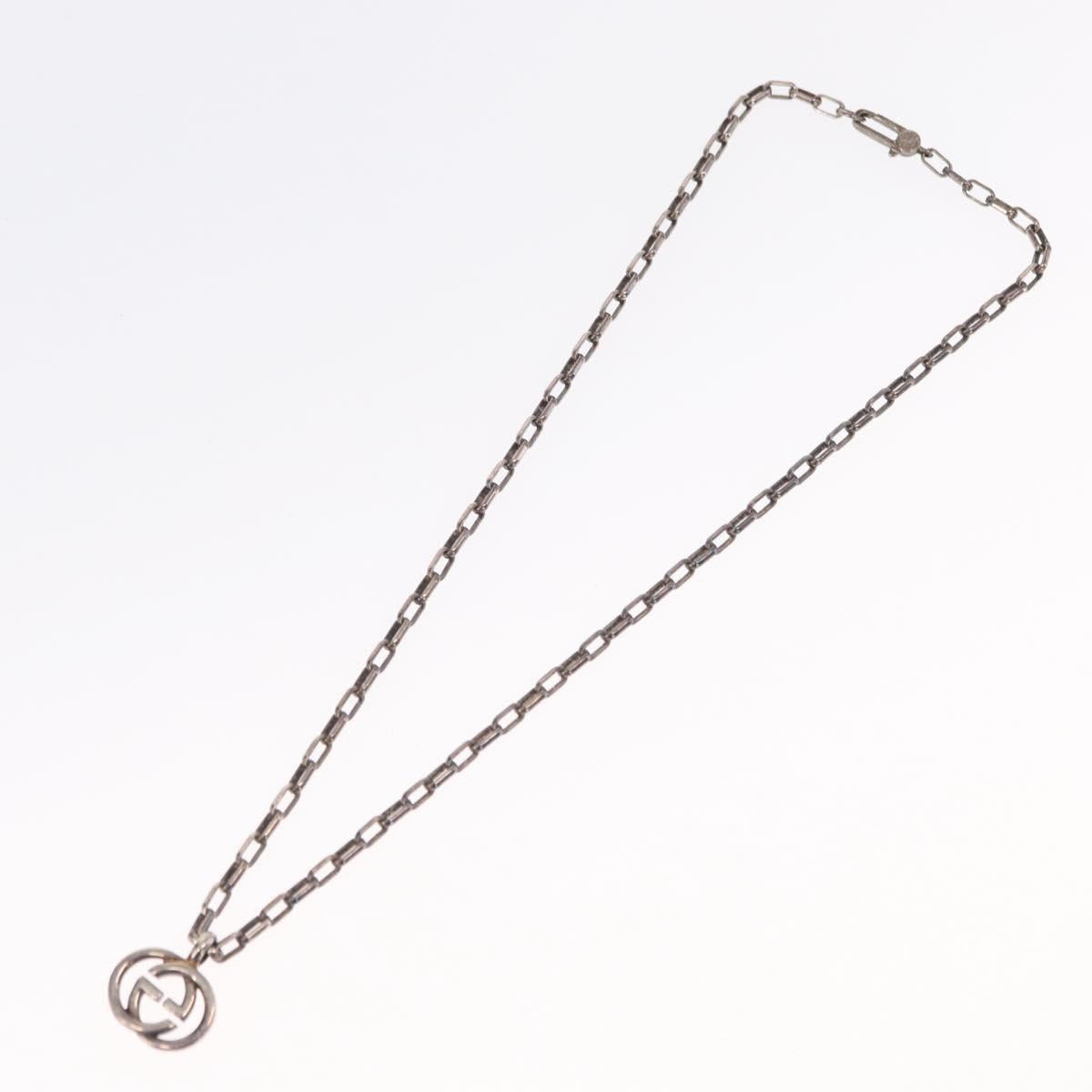 GUCCI Necklace metal 2 Set Silver tone Auth 157482