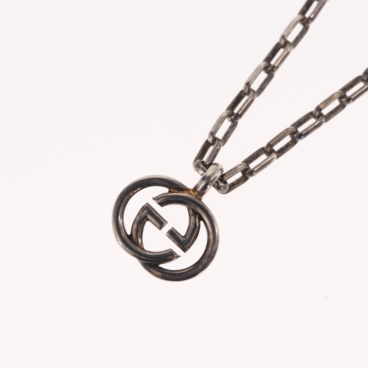 GUCCI Necklace metal 2 Set Silver tone Auth 157482