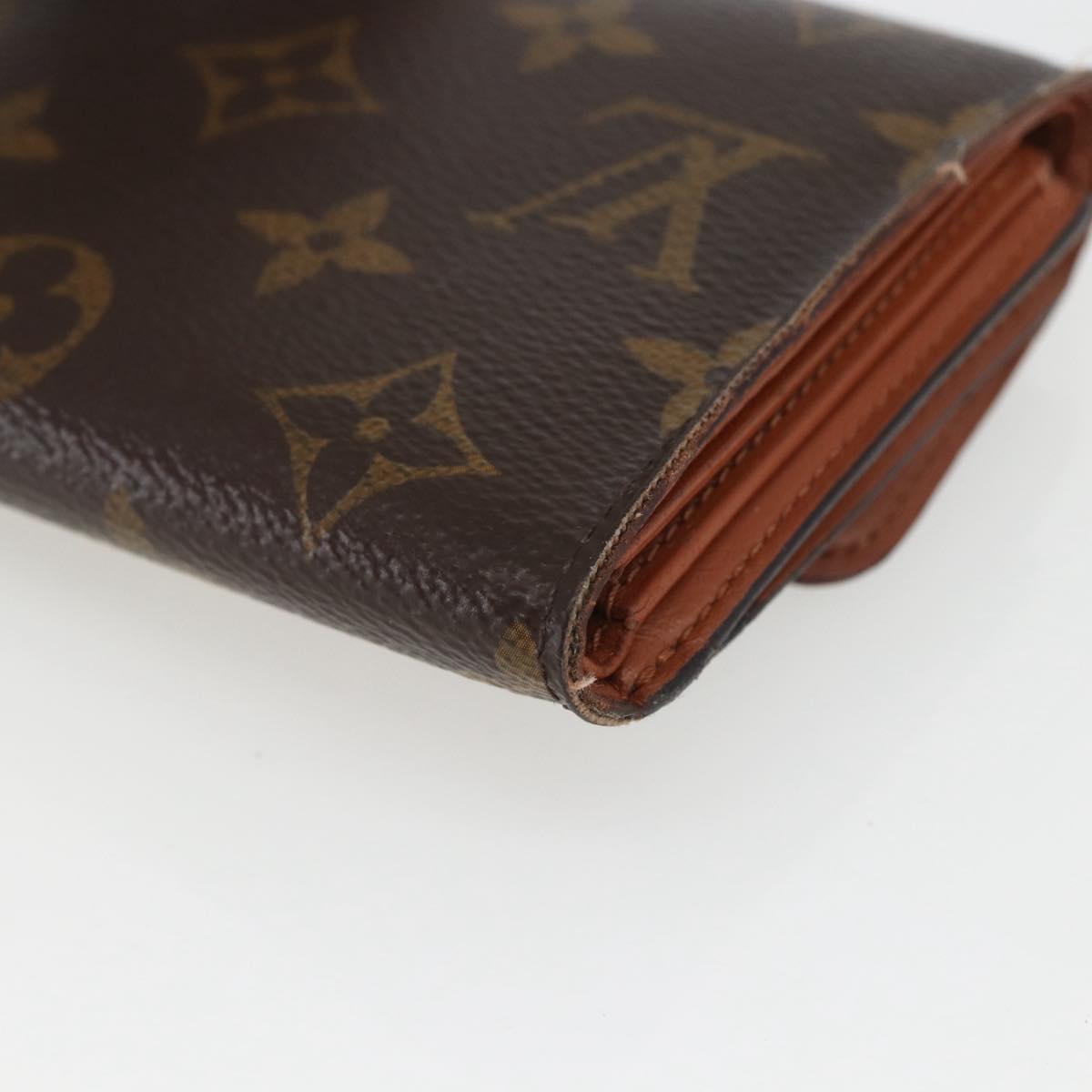 LOUIS VUITTON Monogram PortefeuilleFlower Compact Wallet M62567 LV Auth 157486