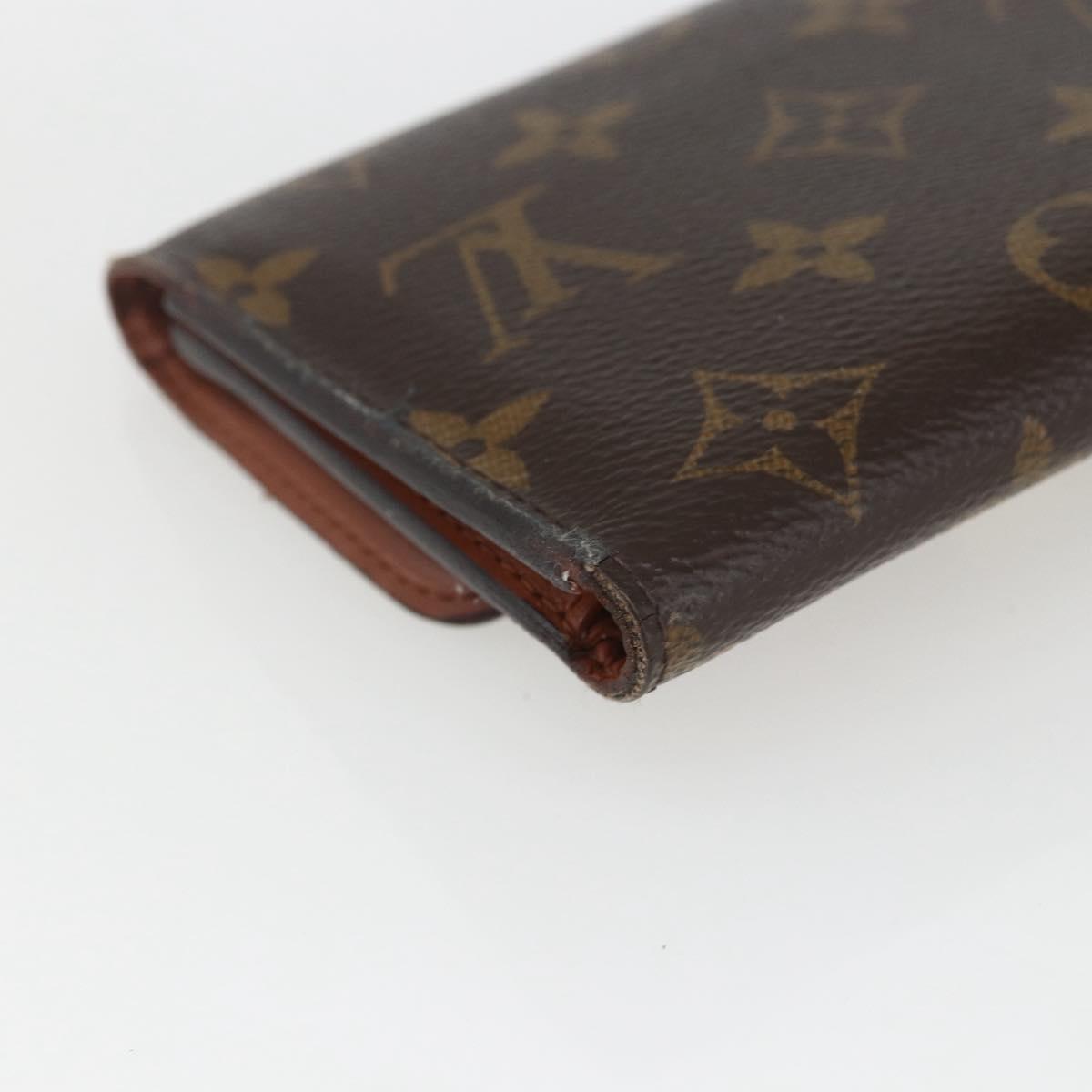 LOUIS VUITTON Monogram PortefeuilleFlower Compact Wallet M62567 LV Auth 157486