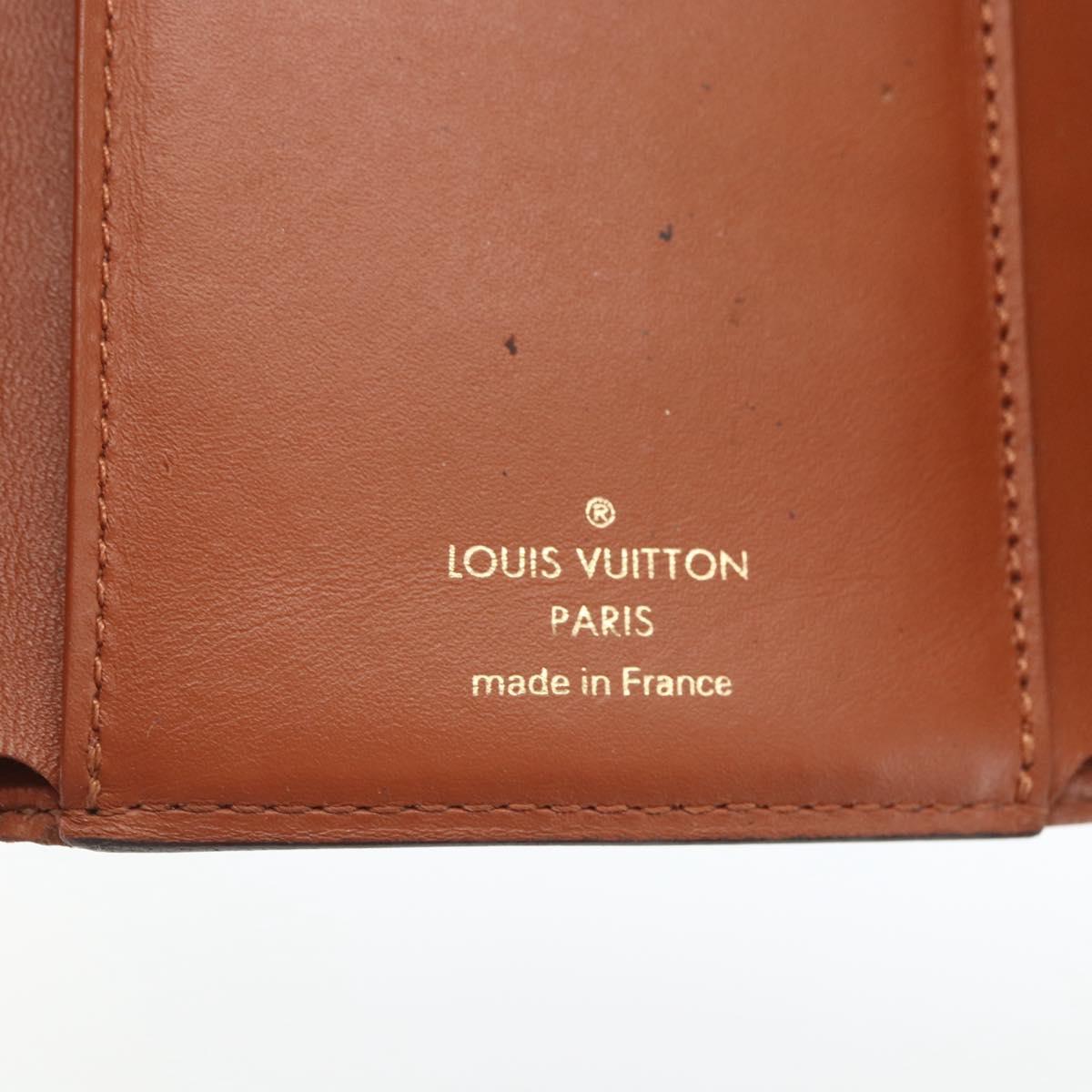 LOUIS VUITTON Monogram PortefeuilleFlower Compact Wallet M62567 LV Auth 157486
