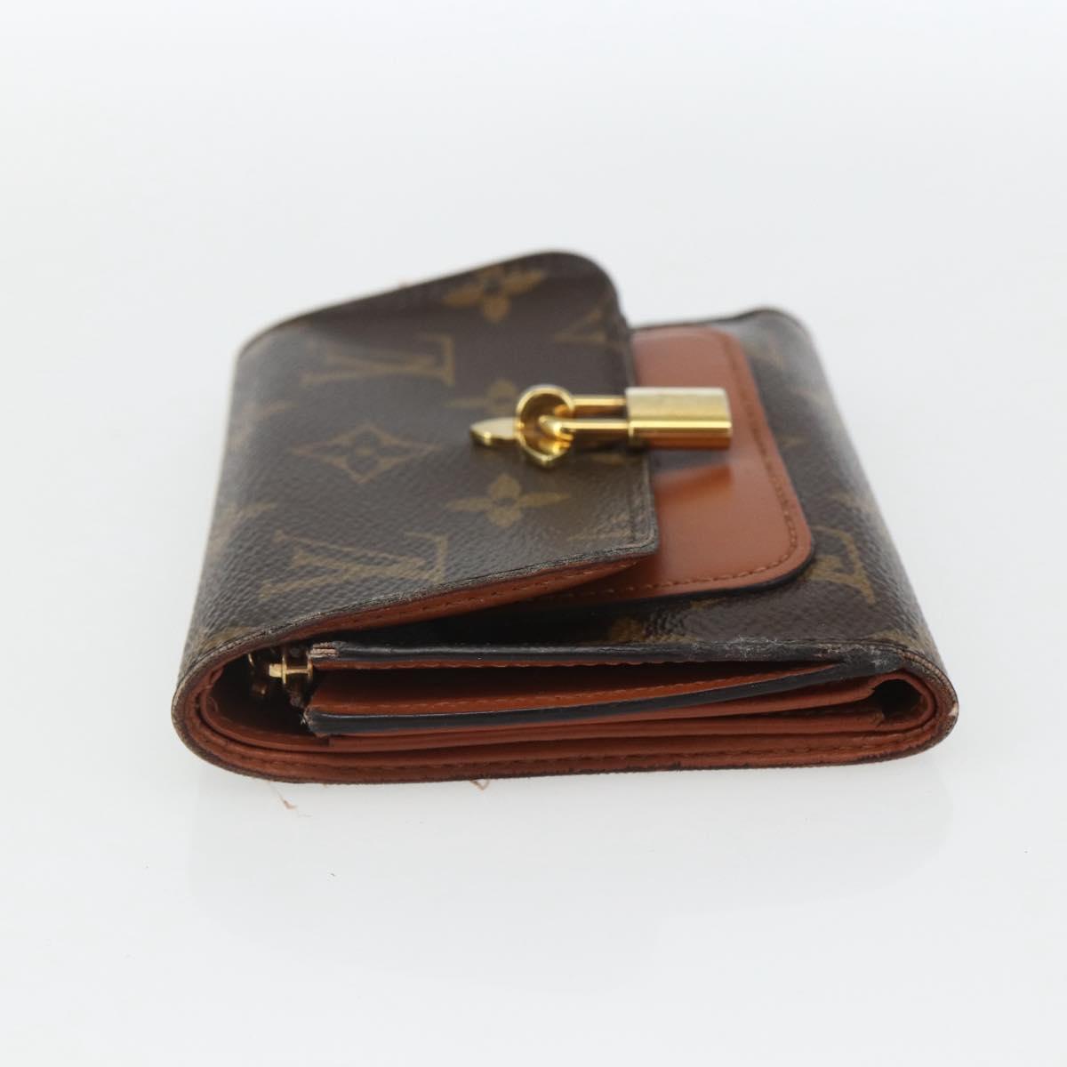 LOUIS VUITTON Monogram PortefeuilleFlower Compact Wallet M62567 LV Auth 157486