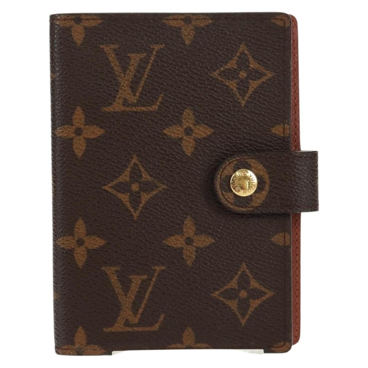 LOUIS VUITTON Monogram Etui Palm PDA Day Planner Cover M63028 LV Auth 157488V